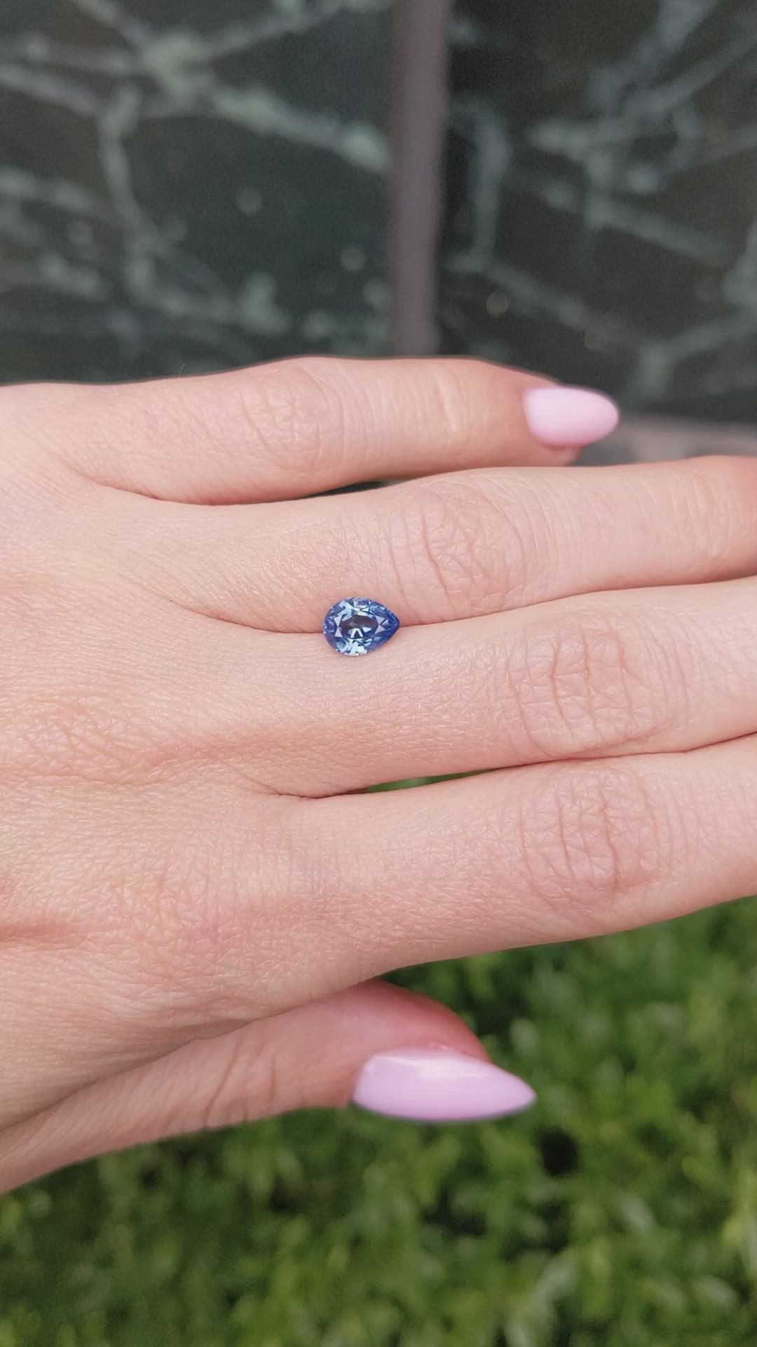 1.12 Ct. Blue Sapphire from Ethiopia Size Video