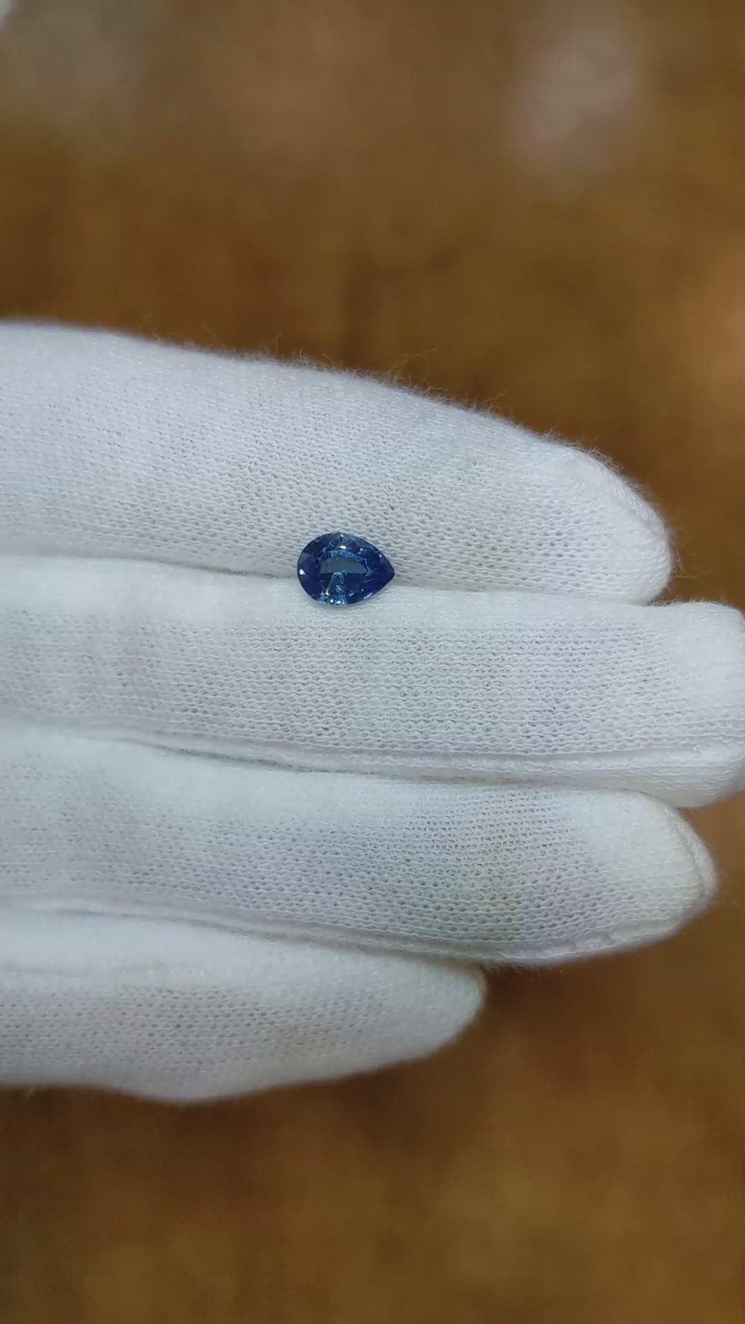 1.12 Ct. Blue Sapphire from Ethiopia Size Video