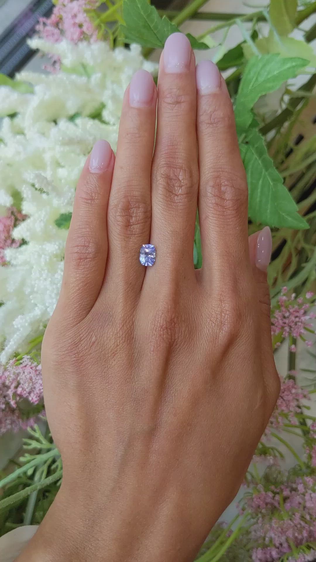 1.33 Ct. Blue Sapphire from Madagascar Size Video