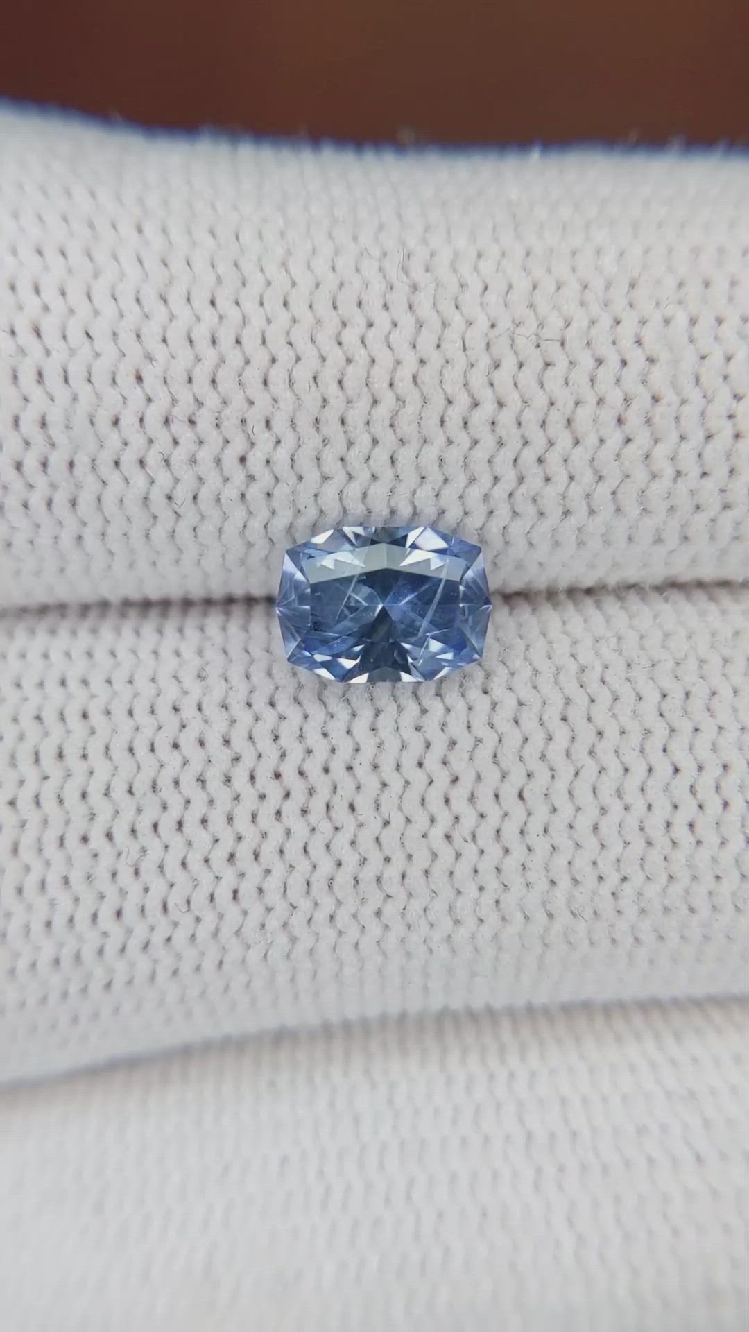 1.33 Ct. Blue Sapphire from Madagascar Size Video