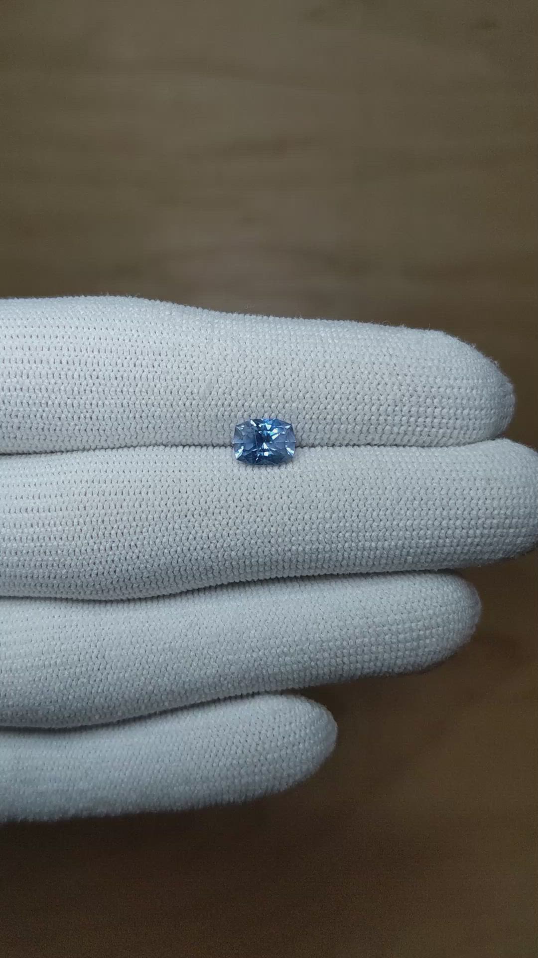 1.30 Ct. Blue Sapphire from Madagascar Size Video