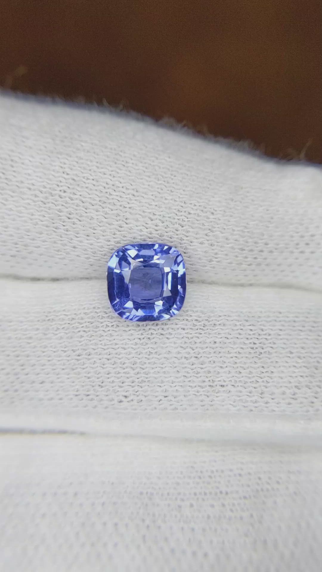 1.86 Ct. Blue Sapphire from Ceylon (Sri Lanka) Size Video