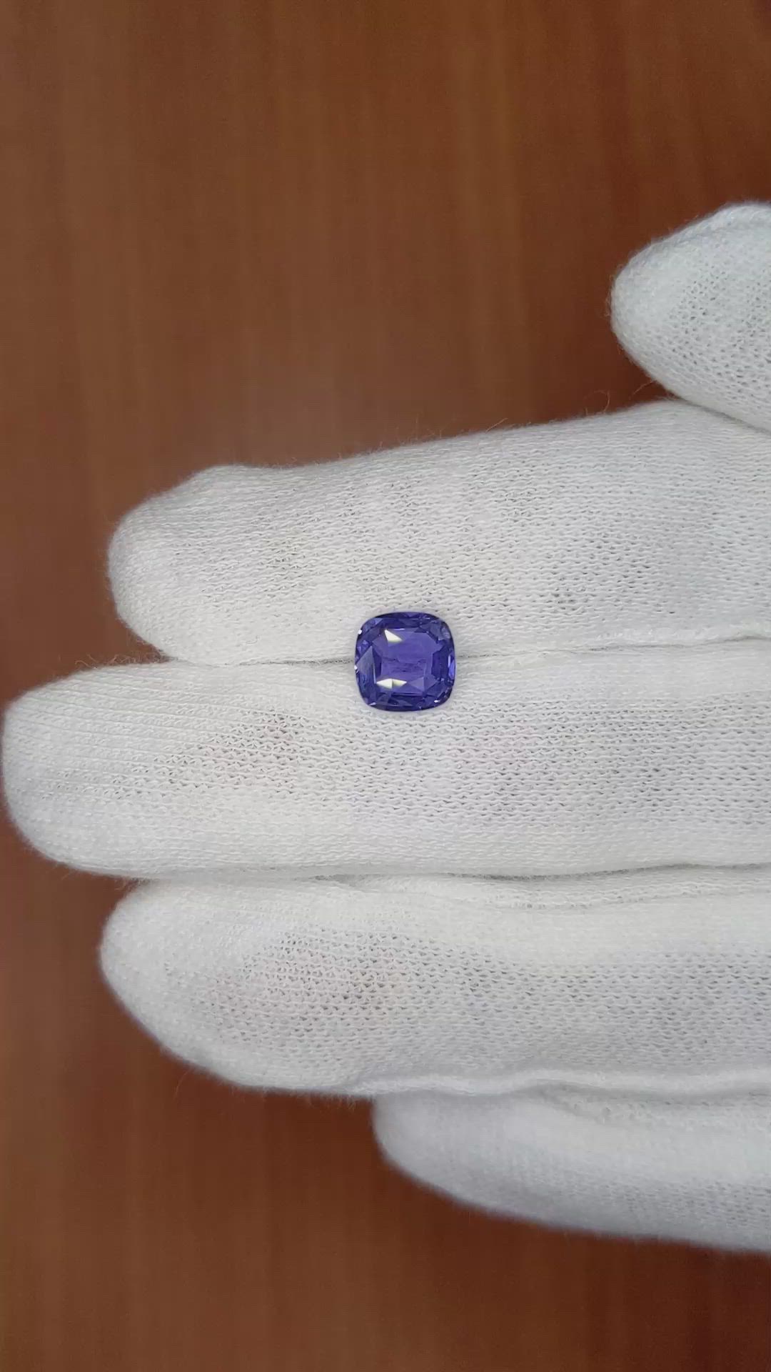 1.55 Ct. Color Change Sapphire from Ceylon (Sri Lanka) Size Video