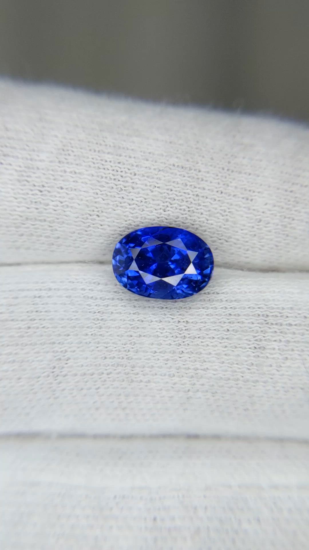 3.29 Ct. Blue Sapphire from Madagascar Size Video