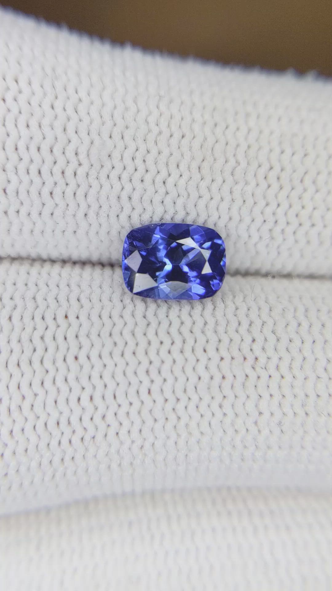 1.20 Ct. Blue Sapphire from Ceylon (Sri Lanka) Size Video