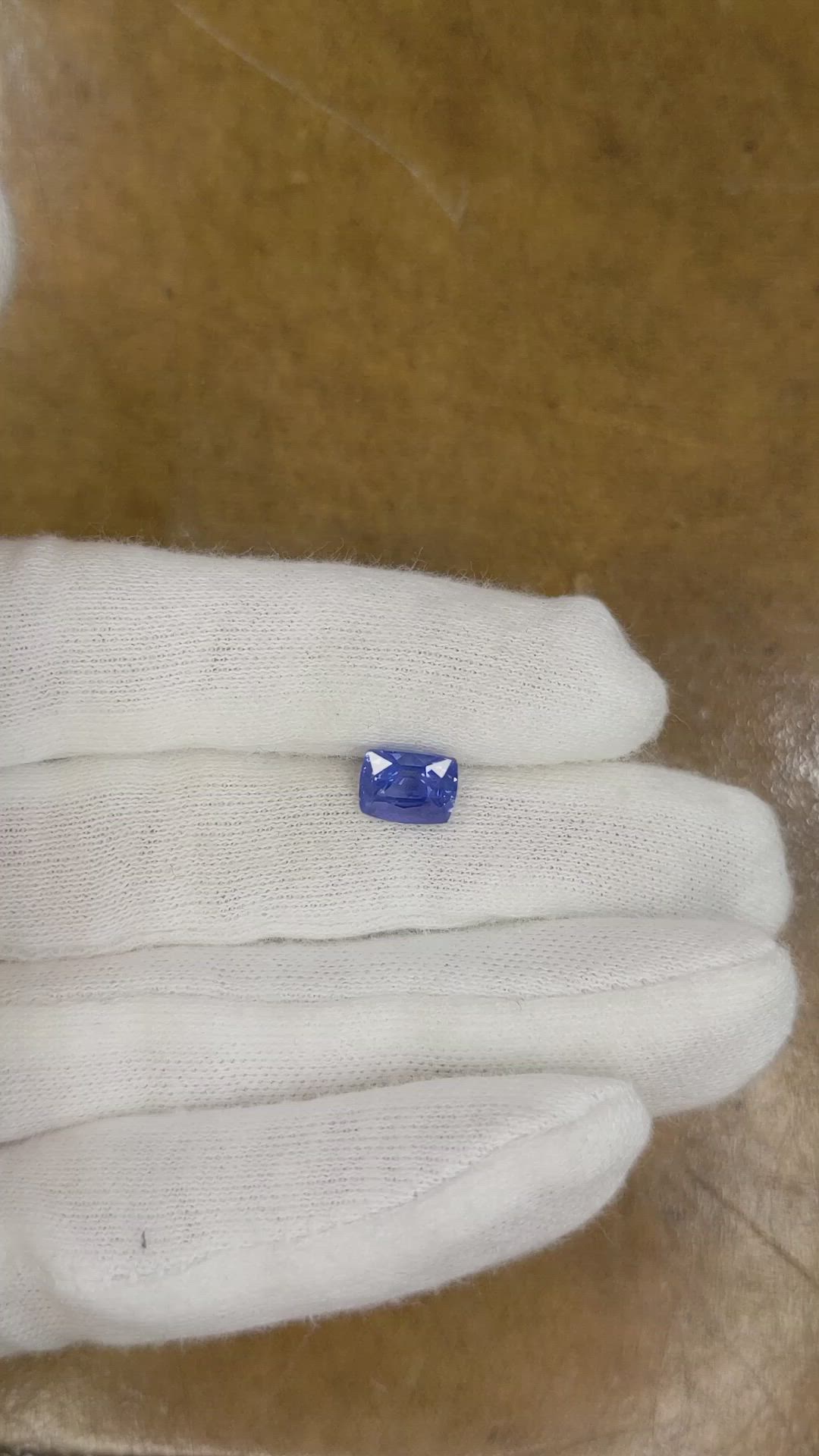 2.37 Ct. Blue Sapphire from Ceylon (Sri Lanka) Size Video