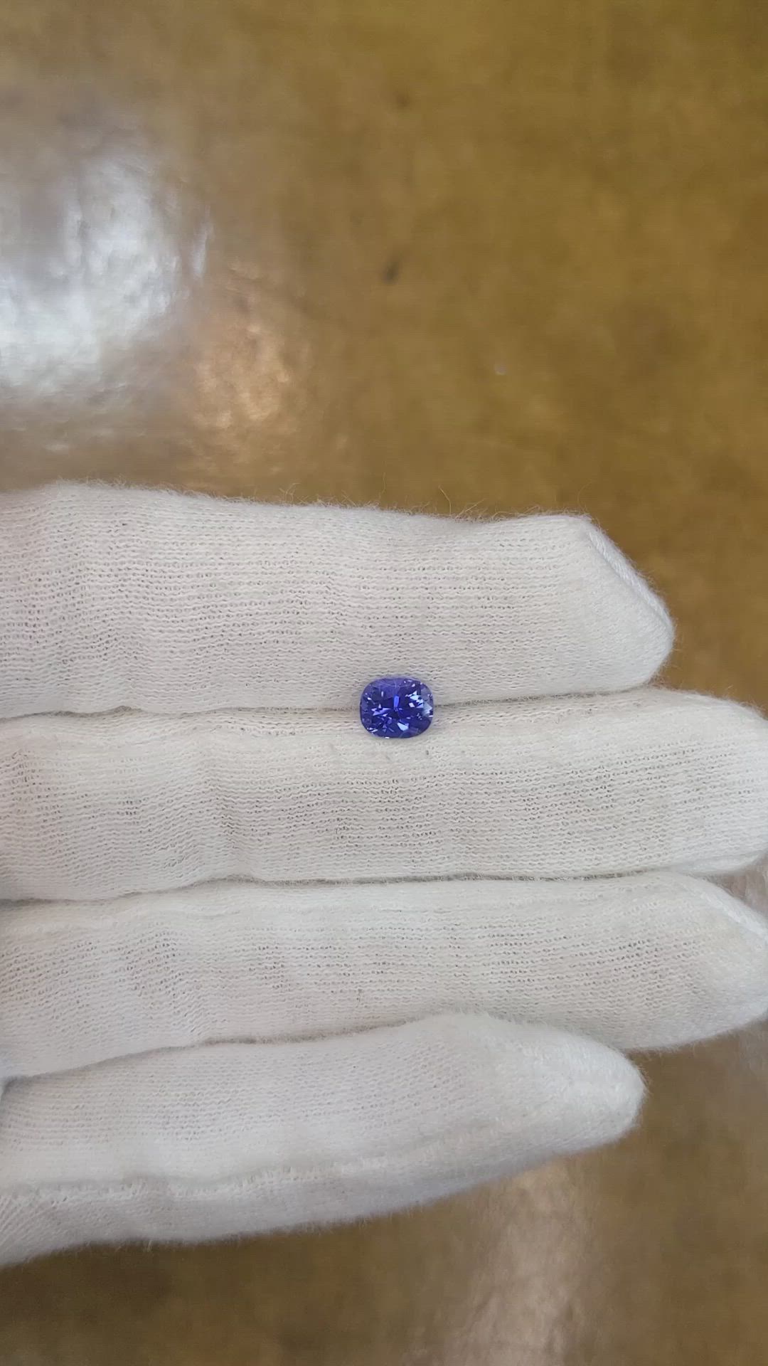 1.18 Ct. Blue Sapphire from Ceylon (Sri Lanka) Size Video