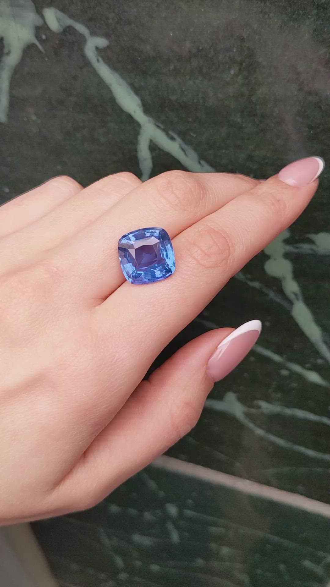 16.66 Ct. Blue Sapphire from Burma (Myanmar) Size Video