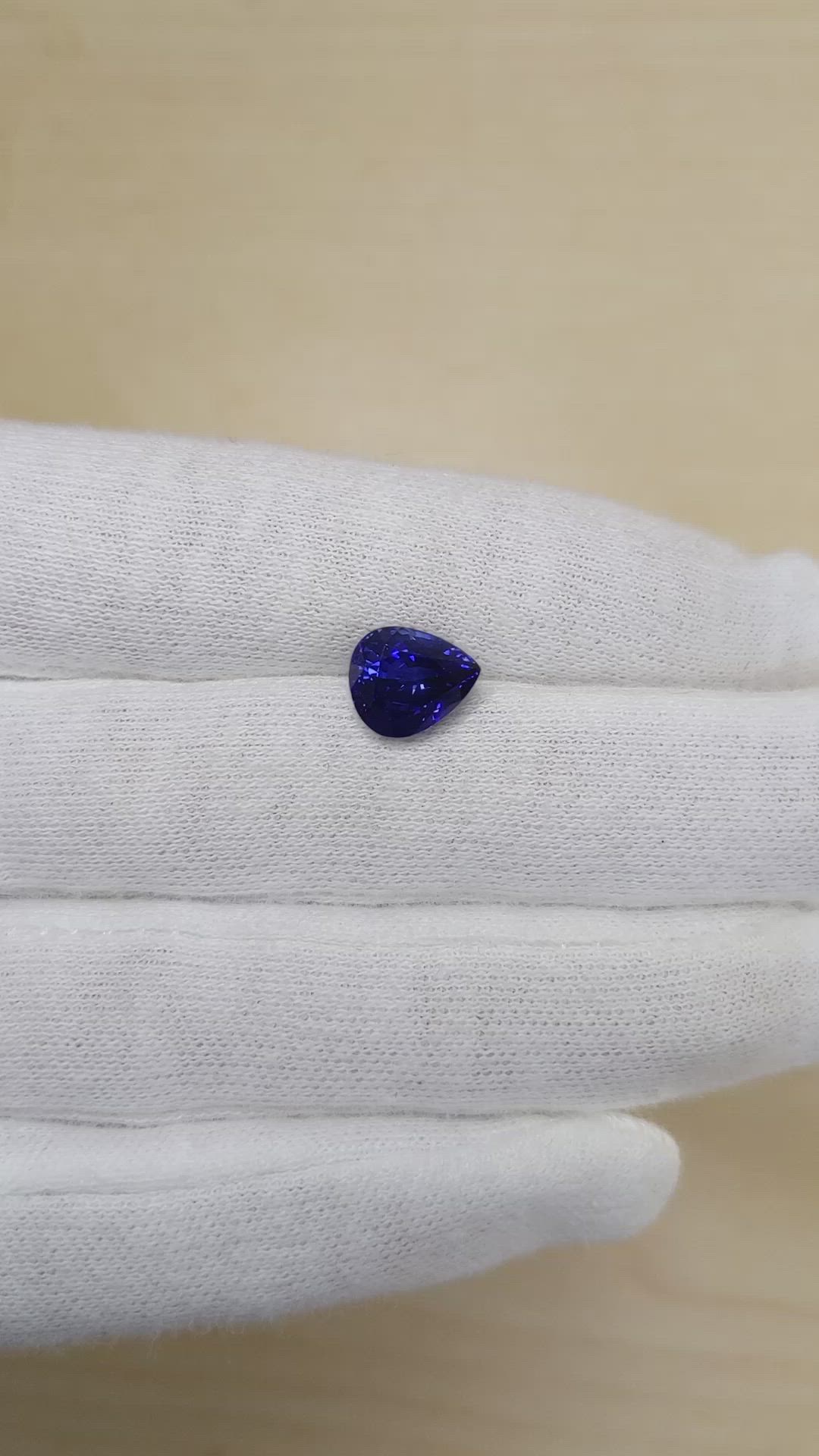 3.27 Ct. Blue Sapphire from Madagascar Size Video