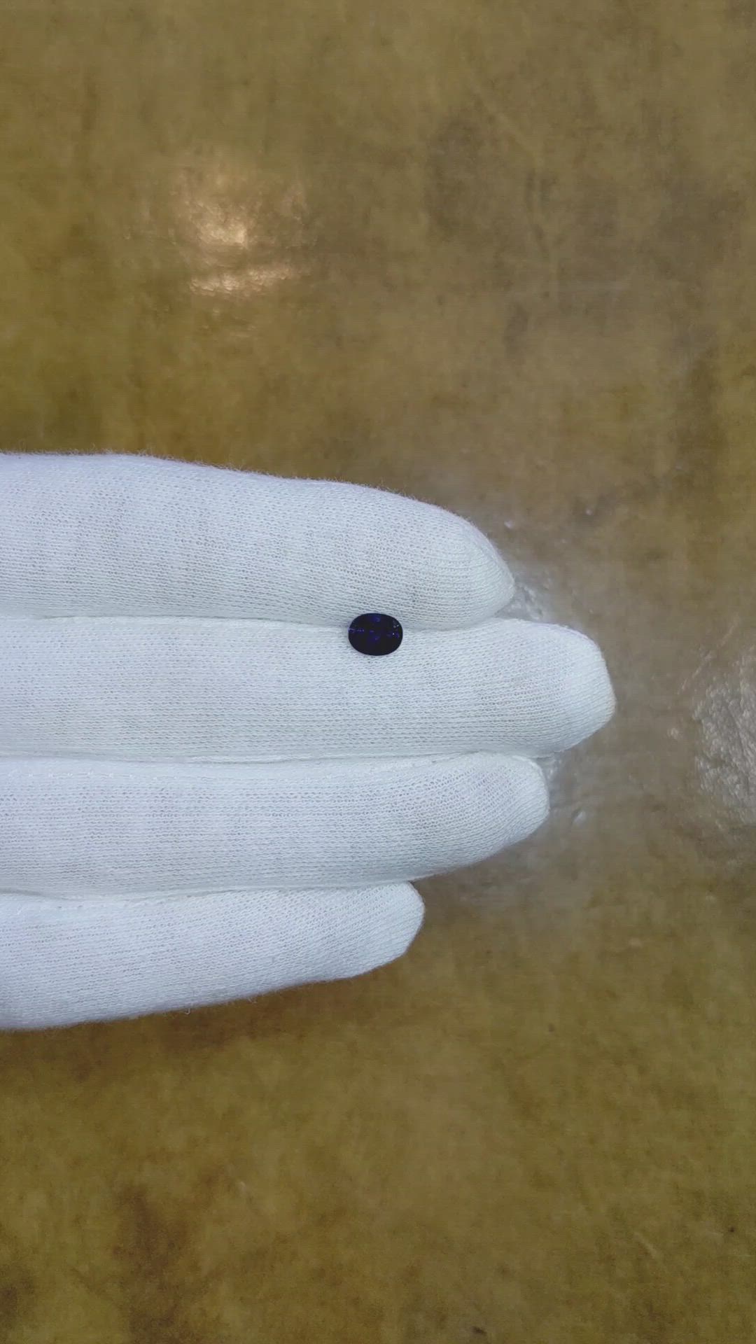 0.96 Ct. Blue Sapphire from Ceylon (Sri Lanka) Size Video