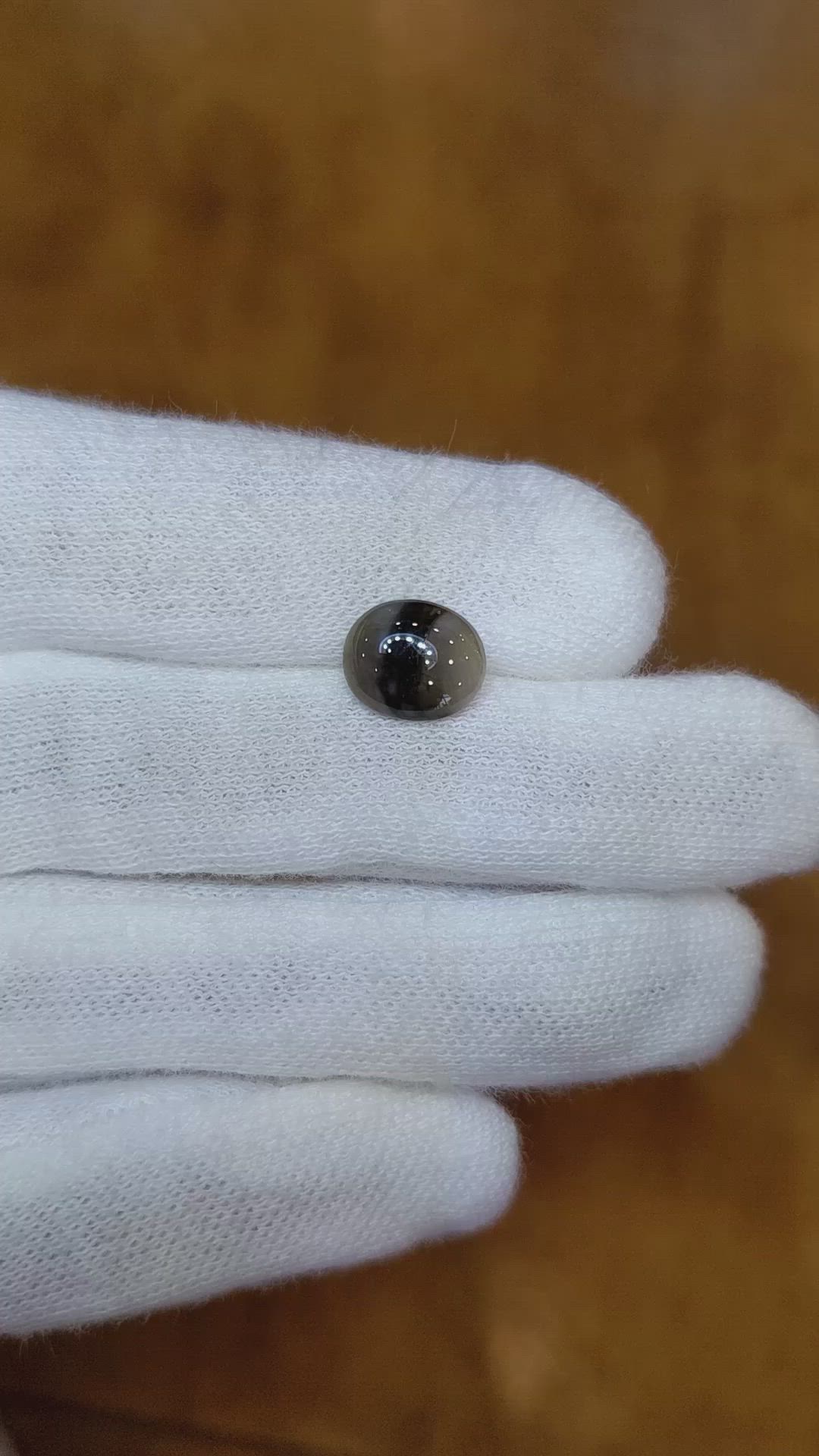 2.40 Ct. Bi Color Cabochon Sapphire from Burma (Myanmar) Size Video