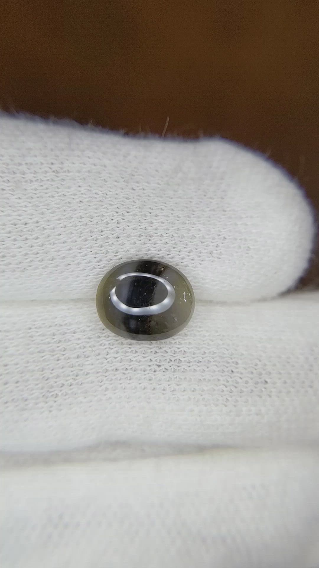 2.40 Ct. Bi Color Cabochon Sapphire from Burma (Myanmar) Size Video