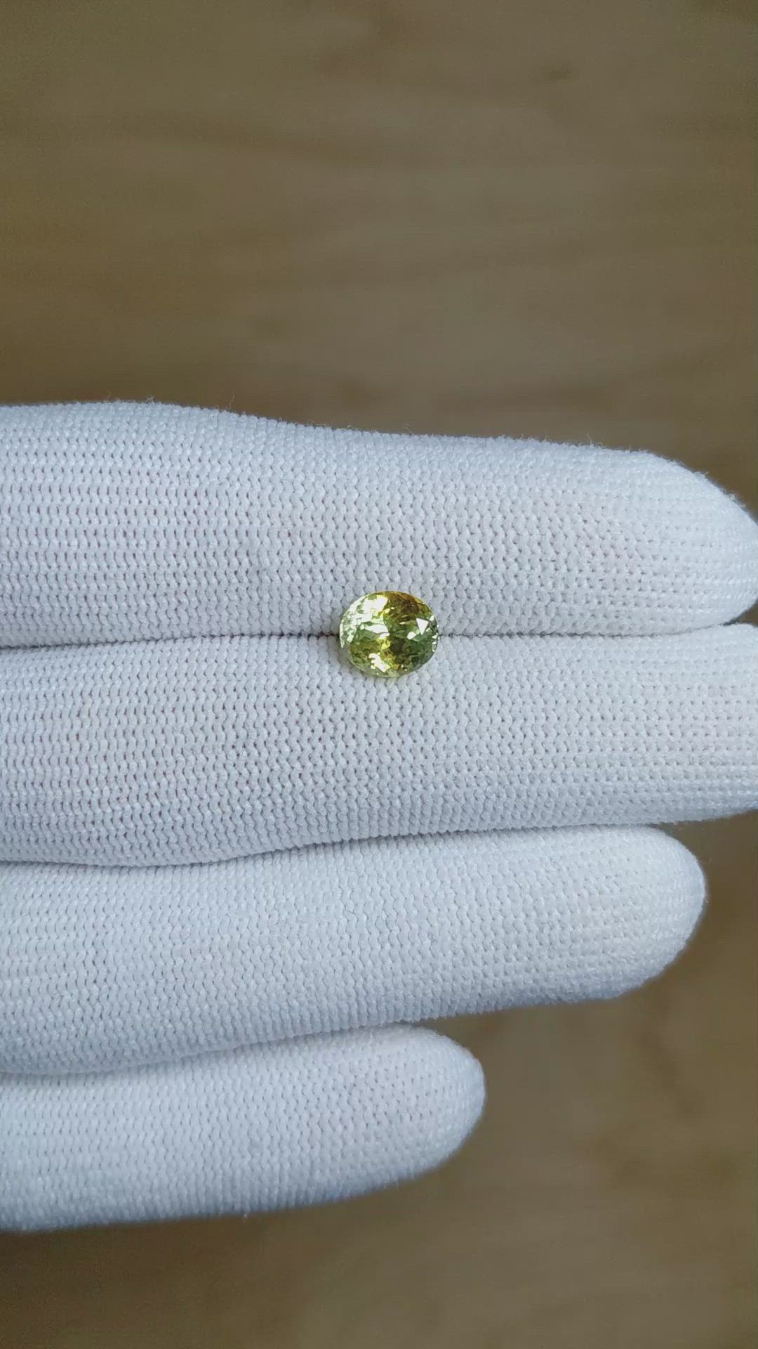 1.82 Ct. Bi Color Sapphire from Montana Size Video