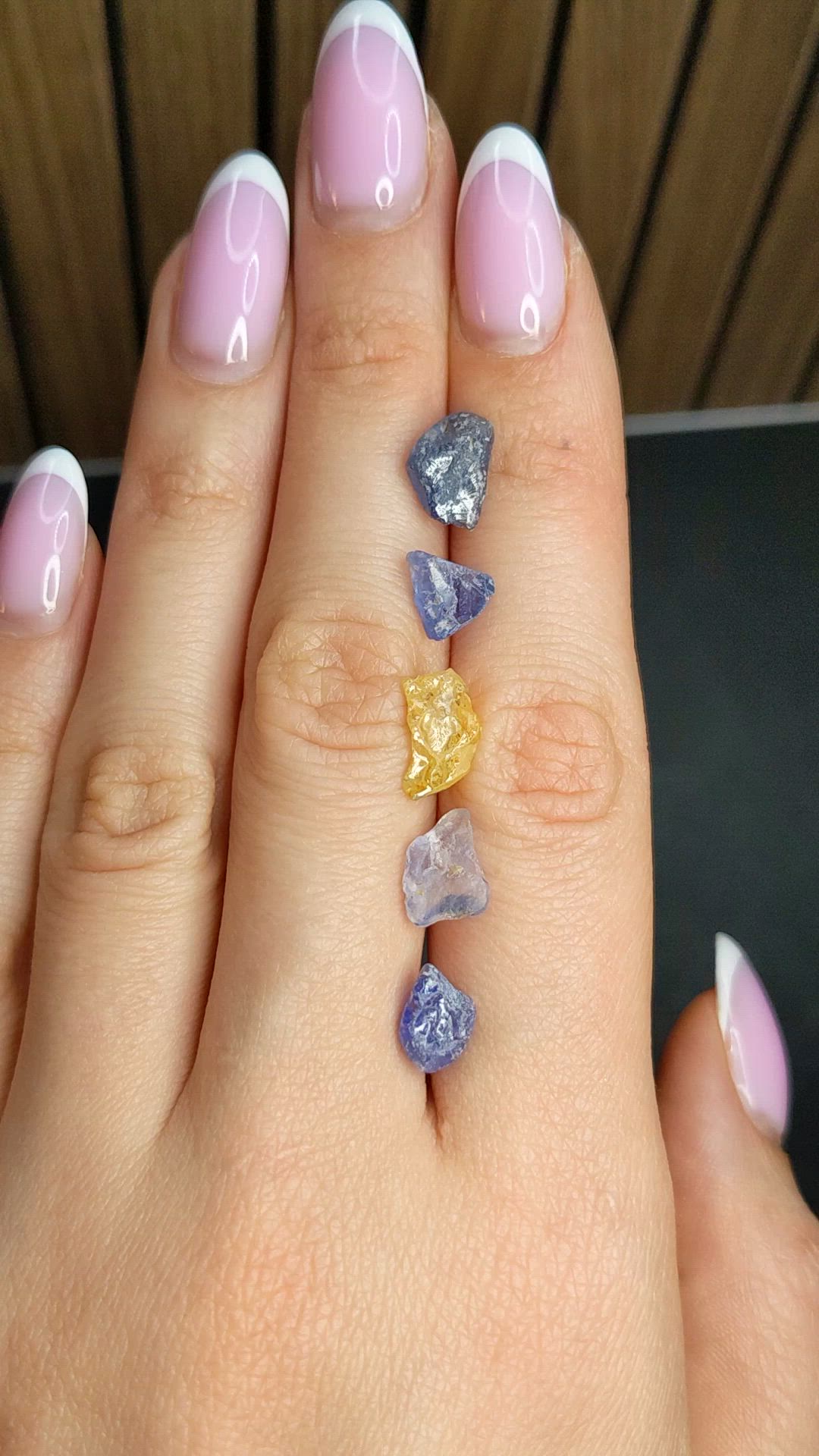 13.47 Ct. Multi Color Rough Sapphire from Madagascar Size Video