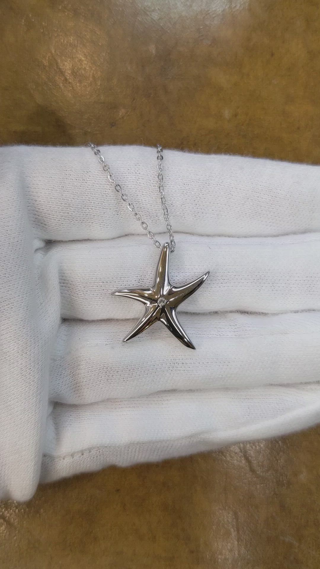 0.02 Ct. White Sapphire Accent Stones Pendant, Silver Size Video