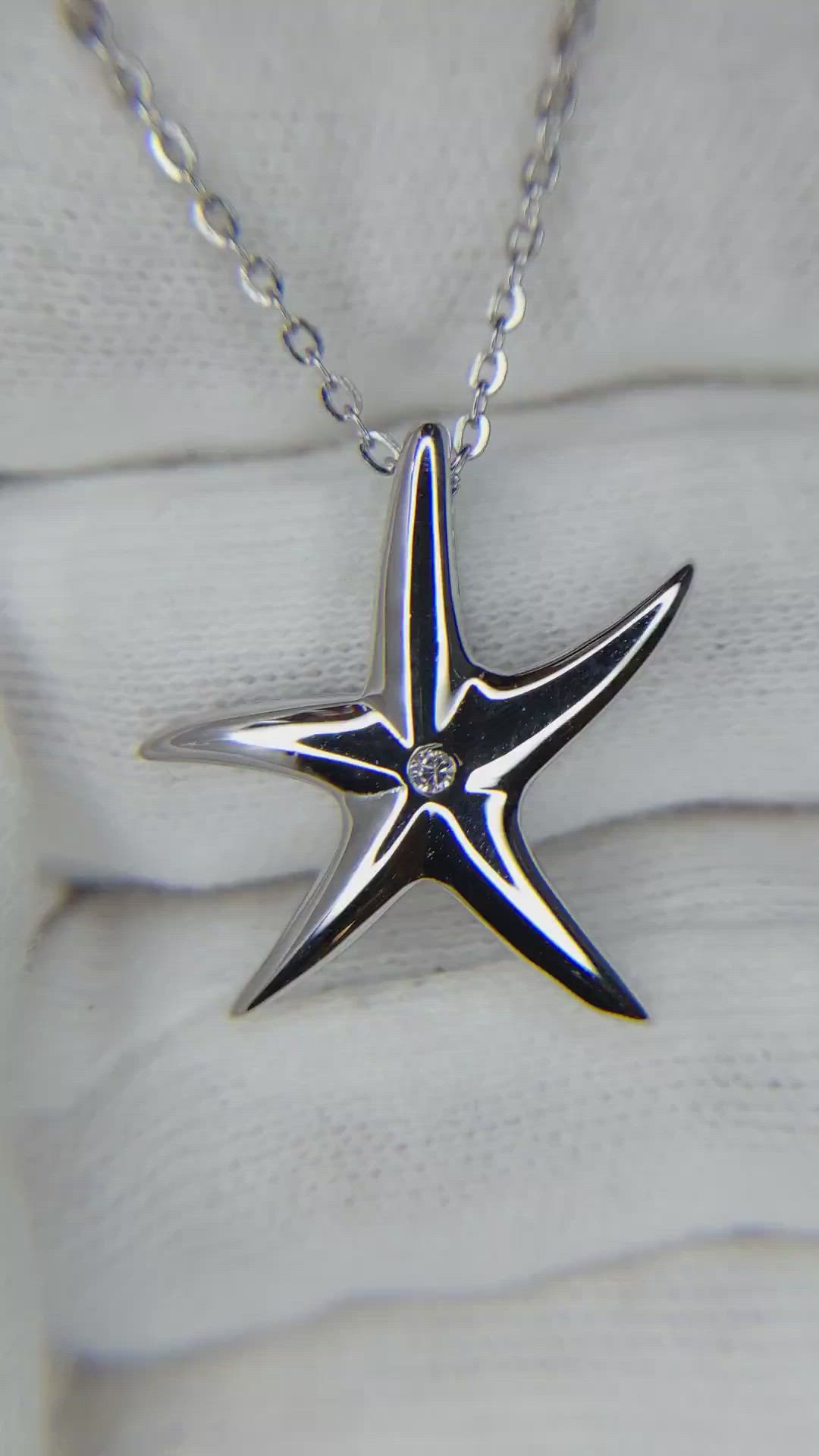 0.02 Ct. White Sapphire Accent Stones Pendant, Silver Size Video