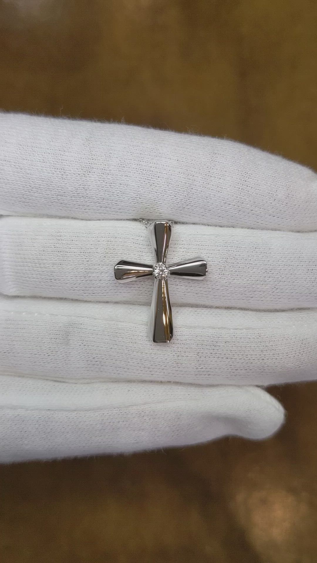 0.05 Ct. White Sapphire Accent Stones Pendant, Silver Size Video