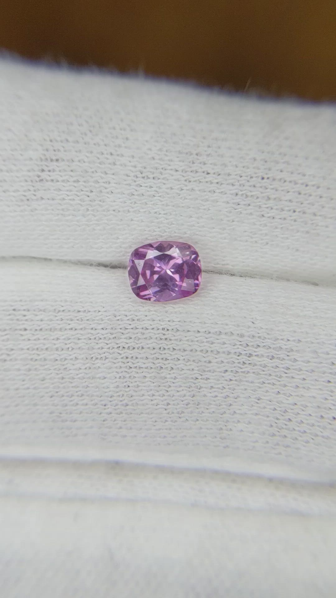 0.71 Ct. Pink Sapphire from Ceylon (Sri Lanka) Size Video