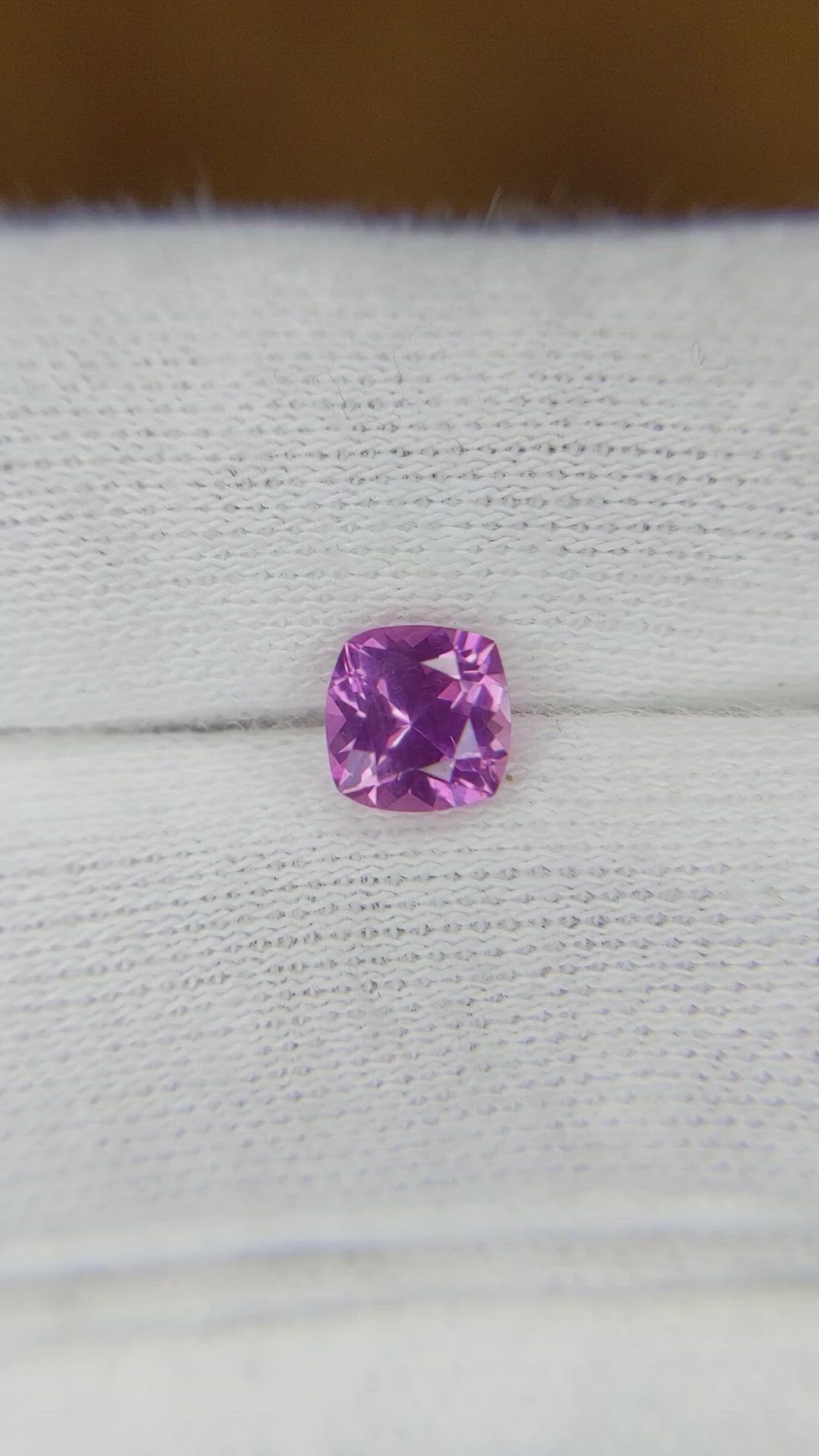 0.88 Ct. Pink Sapphire from Ceylon (Sri Lanka) Size Video