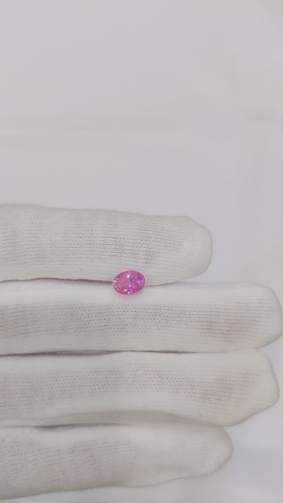 1.19 Ct. Pink Sapphire from Ceylon (Sri Lanka) Size Video