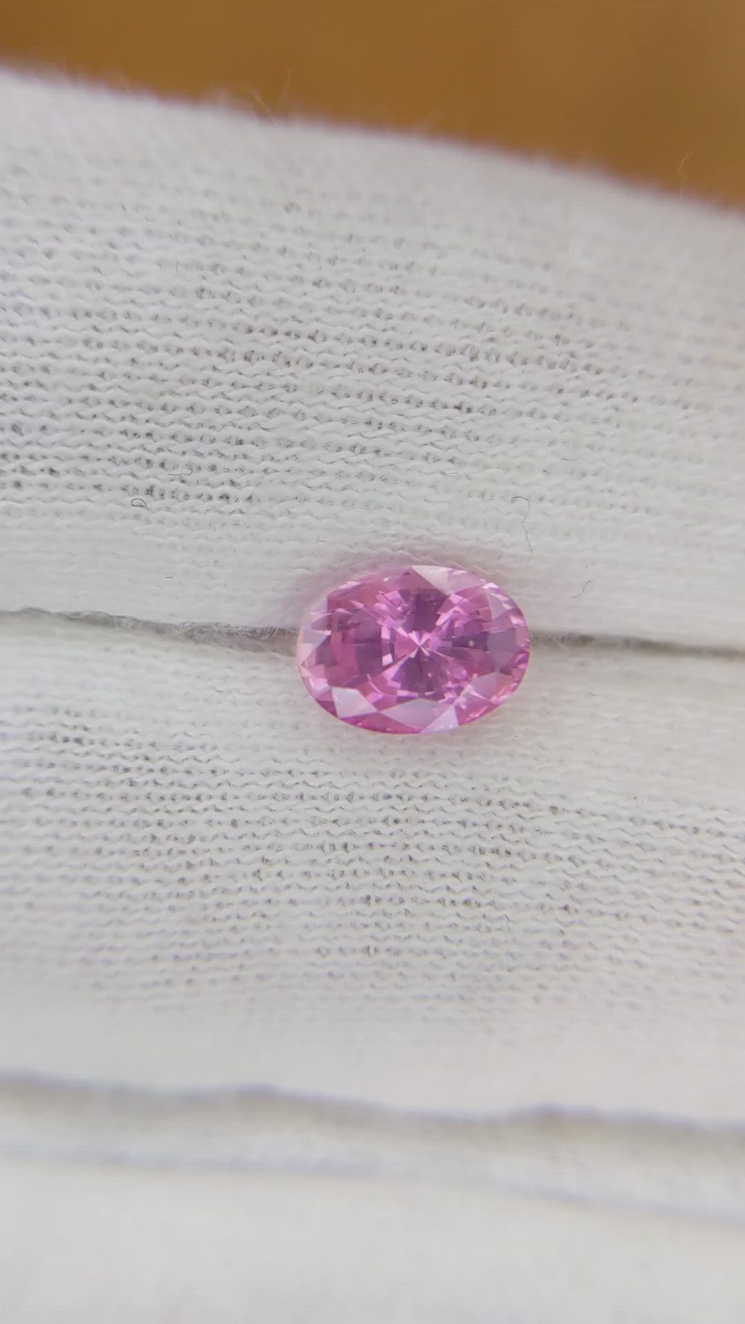 1.19 Ct. Pink Sapphire from Ceylon (Sri Lanka) Size Video