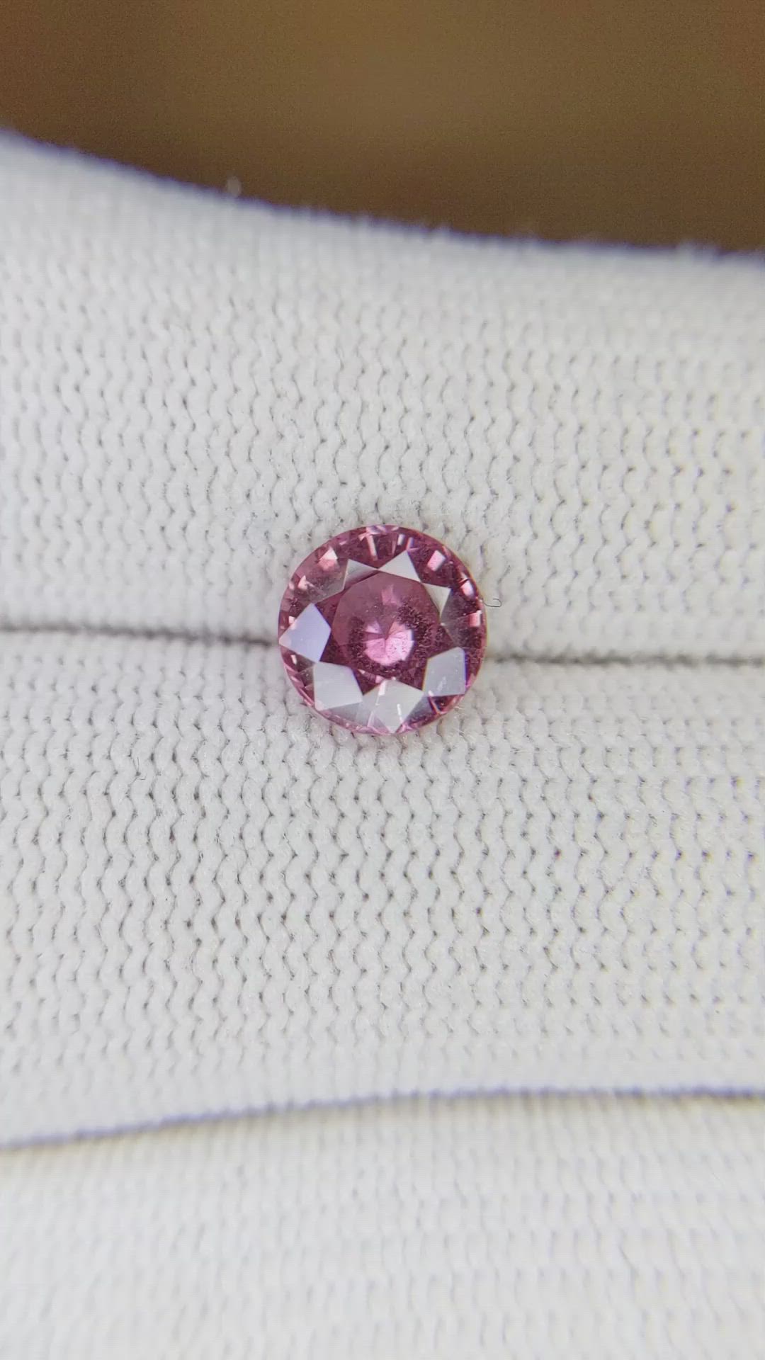 1.80 Ct. Reddish Pink Sapphire from Ceylon (Sri Lanka) Size Video