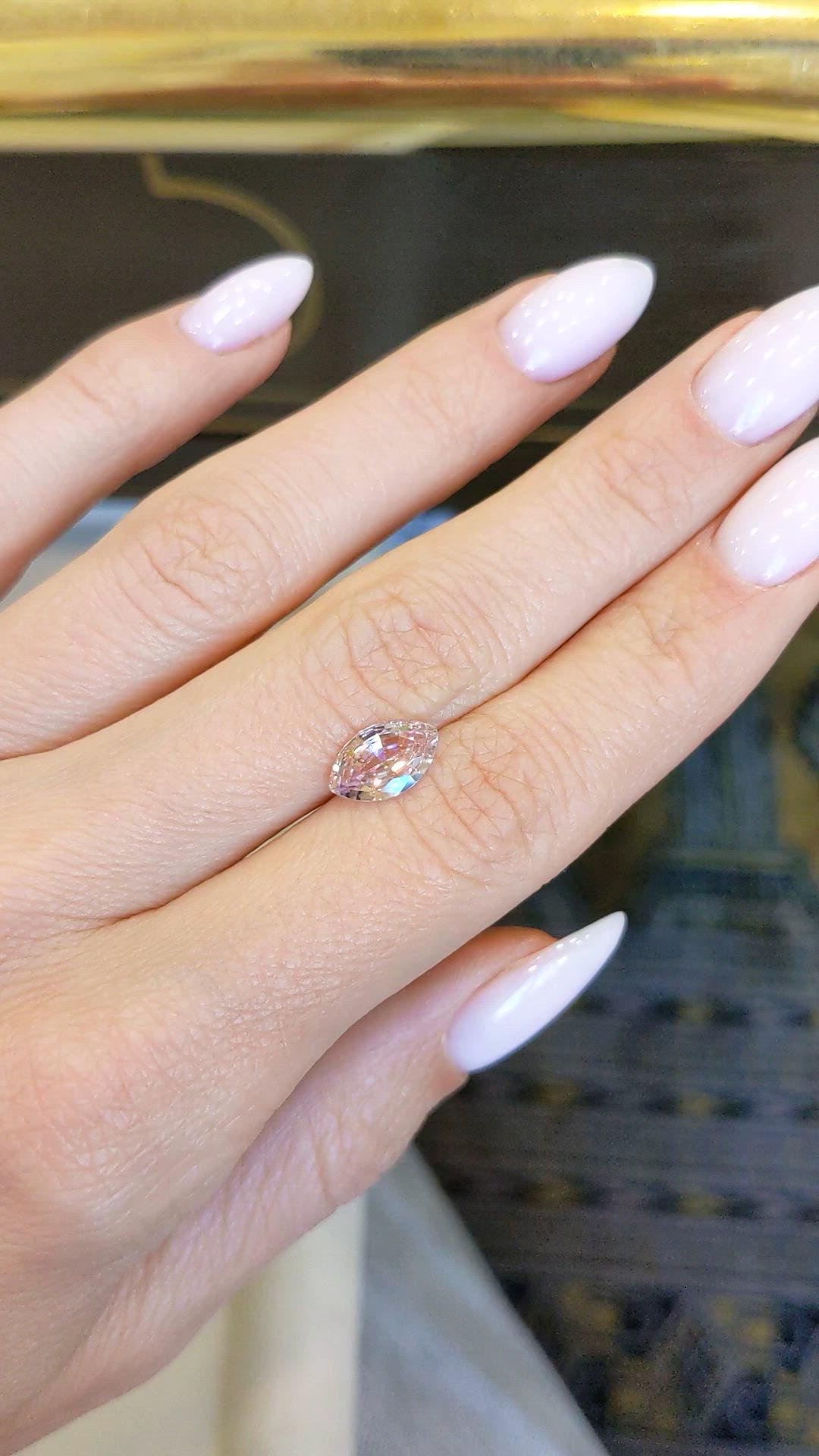 1.62 Ct. Pink Sapphire from Ceylon (Sri Lanka) Size Video