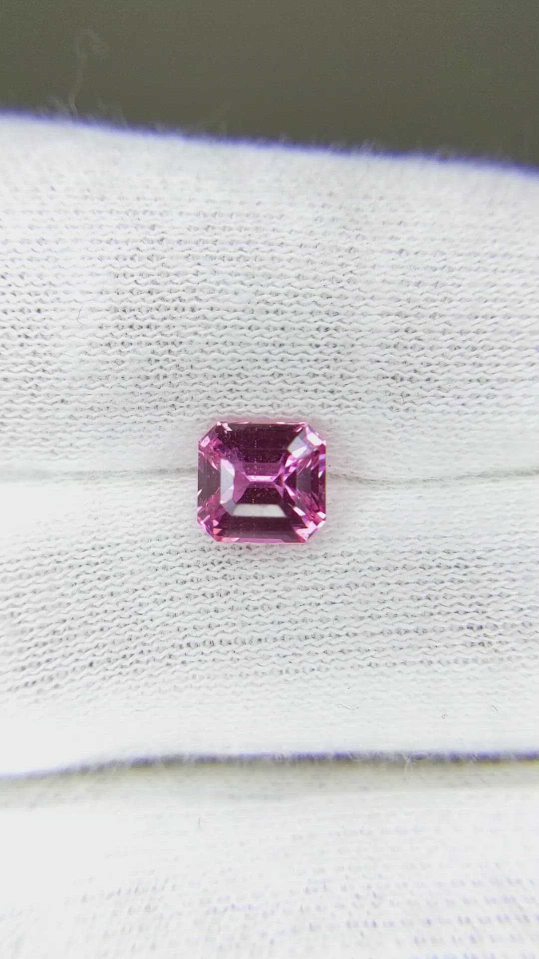 1.52 Ct. Pink Sapphire from Ceylon (Sri Lanka) Size Video