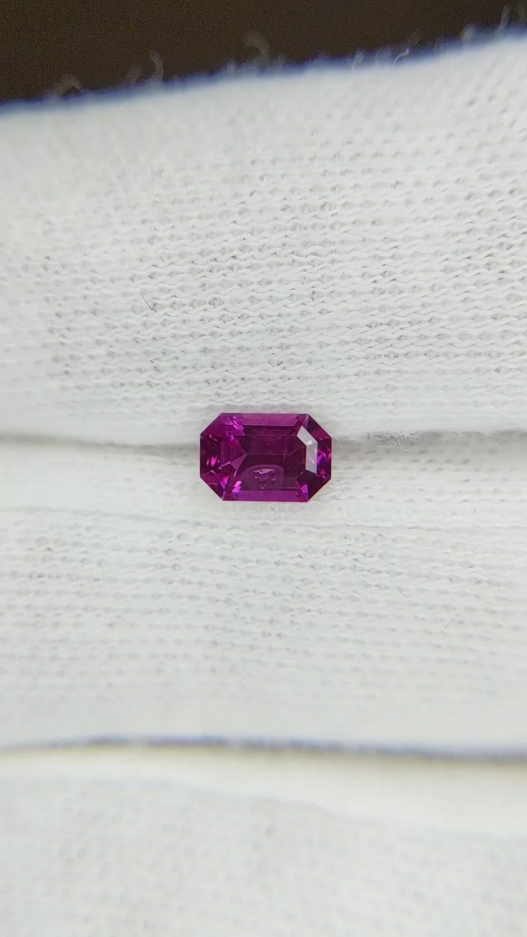 0.64 Ct. Pink Sapphire from Ceylon (Sri Lanka) Size Video