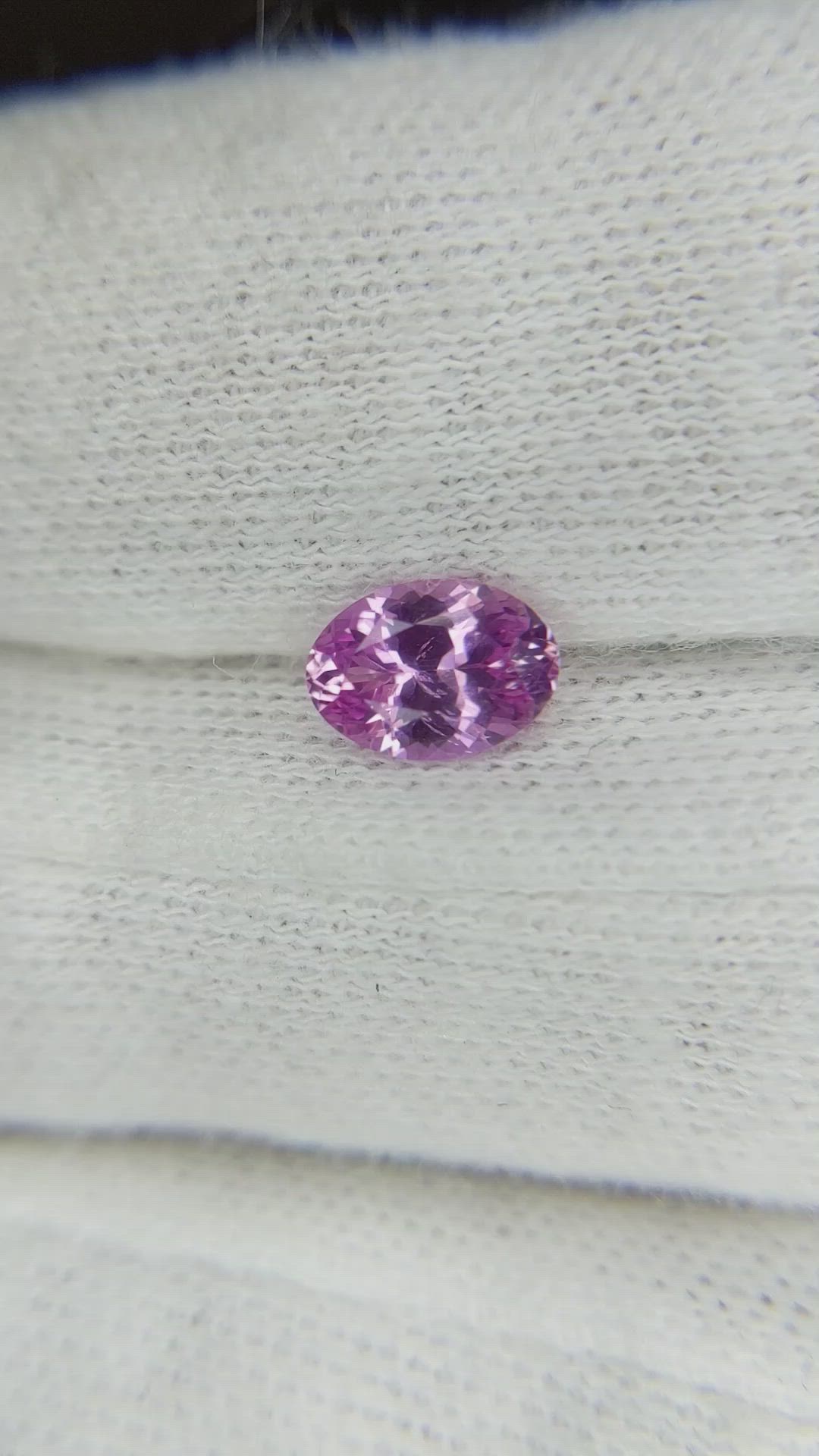 0.89 Ct. Pink Sapphire from Ceylon (Sri Lanka) Size Video