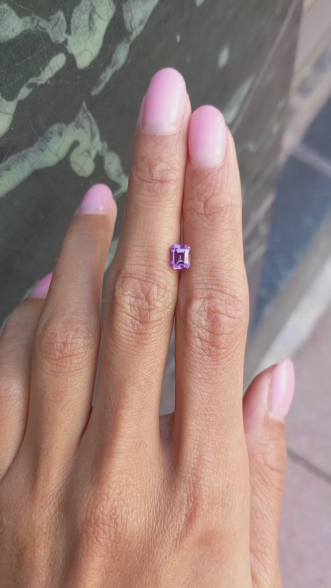 1.14 Ct. Pink Sapphire from Ceylon (Sri Lanka) Size Video