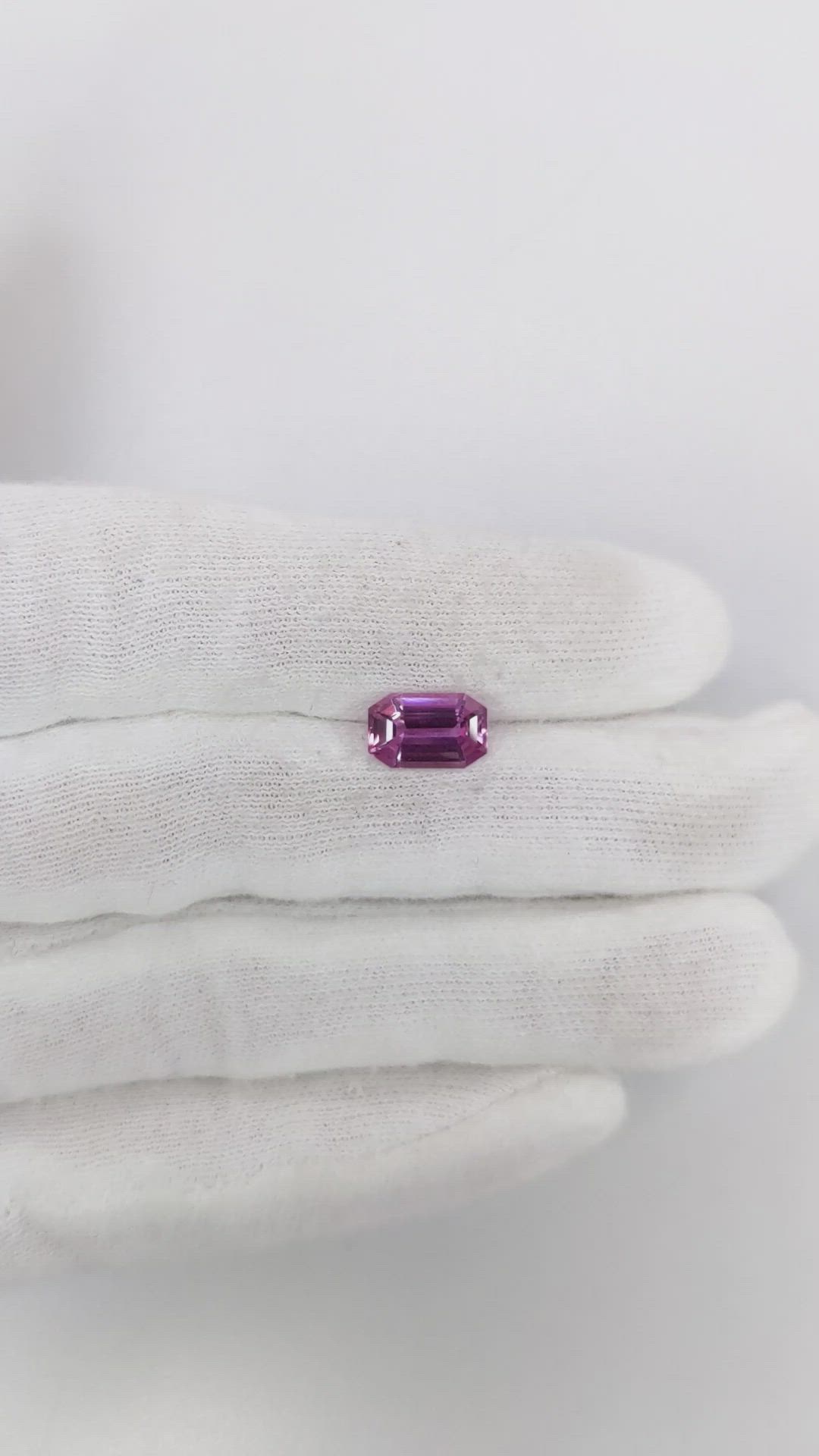 2.40 Ct. Pink Sapphire from Ceylon (Sri Lanka) Size Video