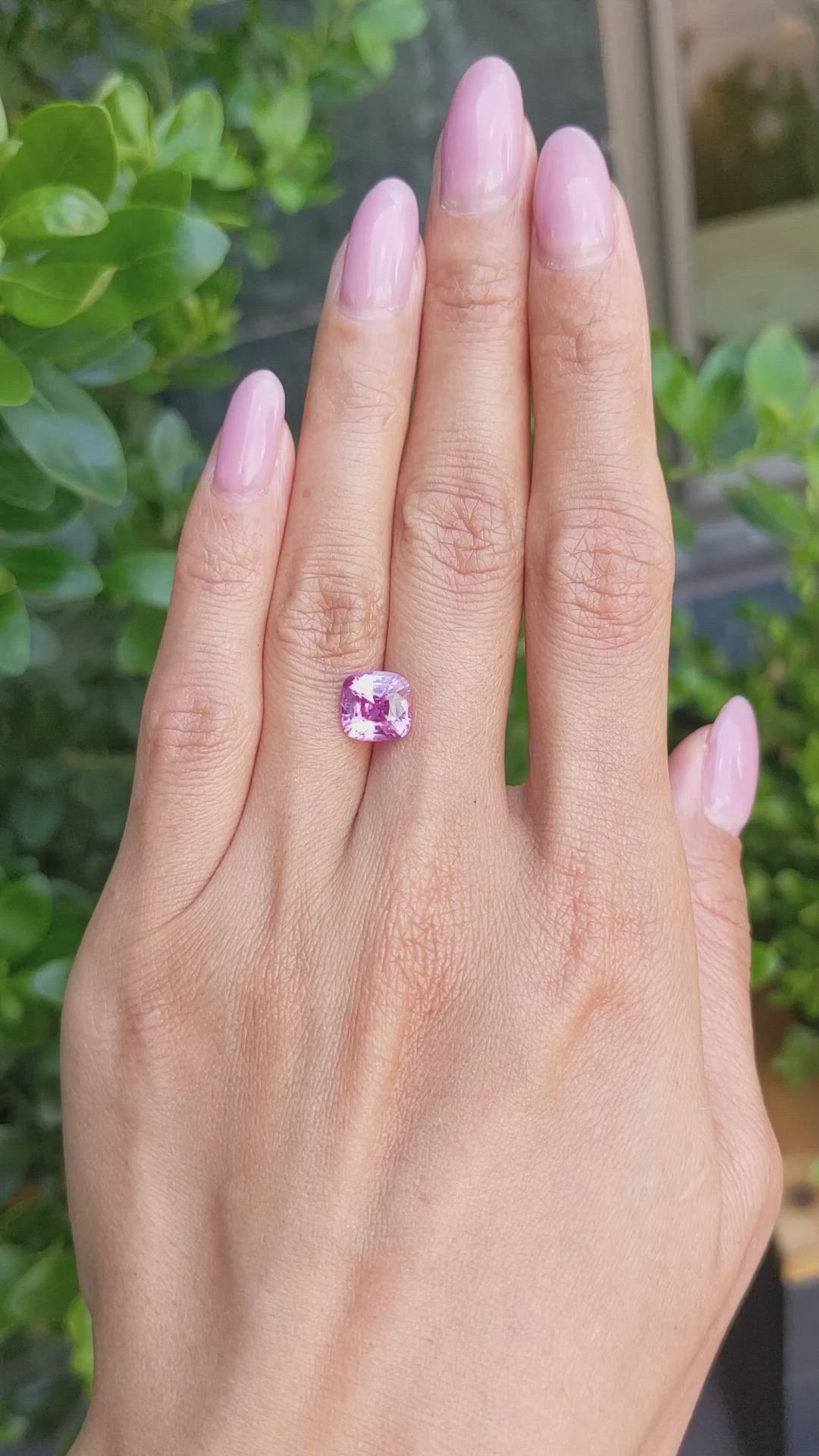 3.10 Ct. Pink Sapphire from Madagascar Size Video