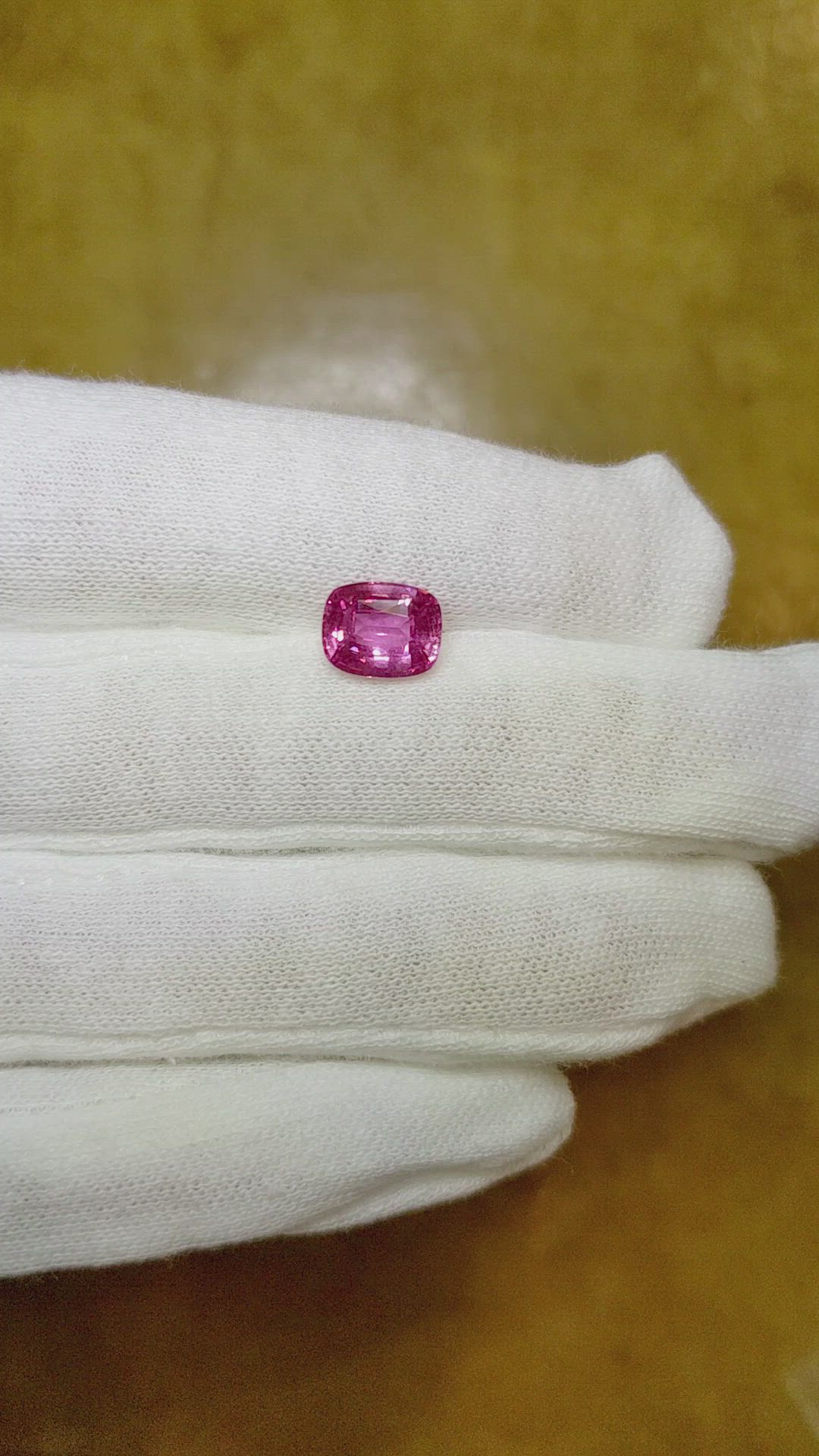 2.04 Ct. Pink Sapphire from Ceylon (Sri Lanka) Size Video