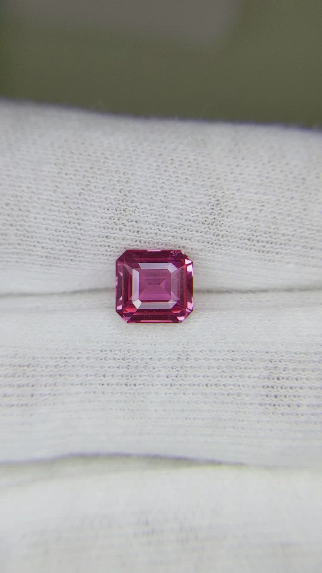 2.06 Ct. Pink Sapphire from Madagascar Size Video