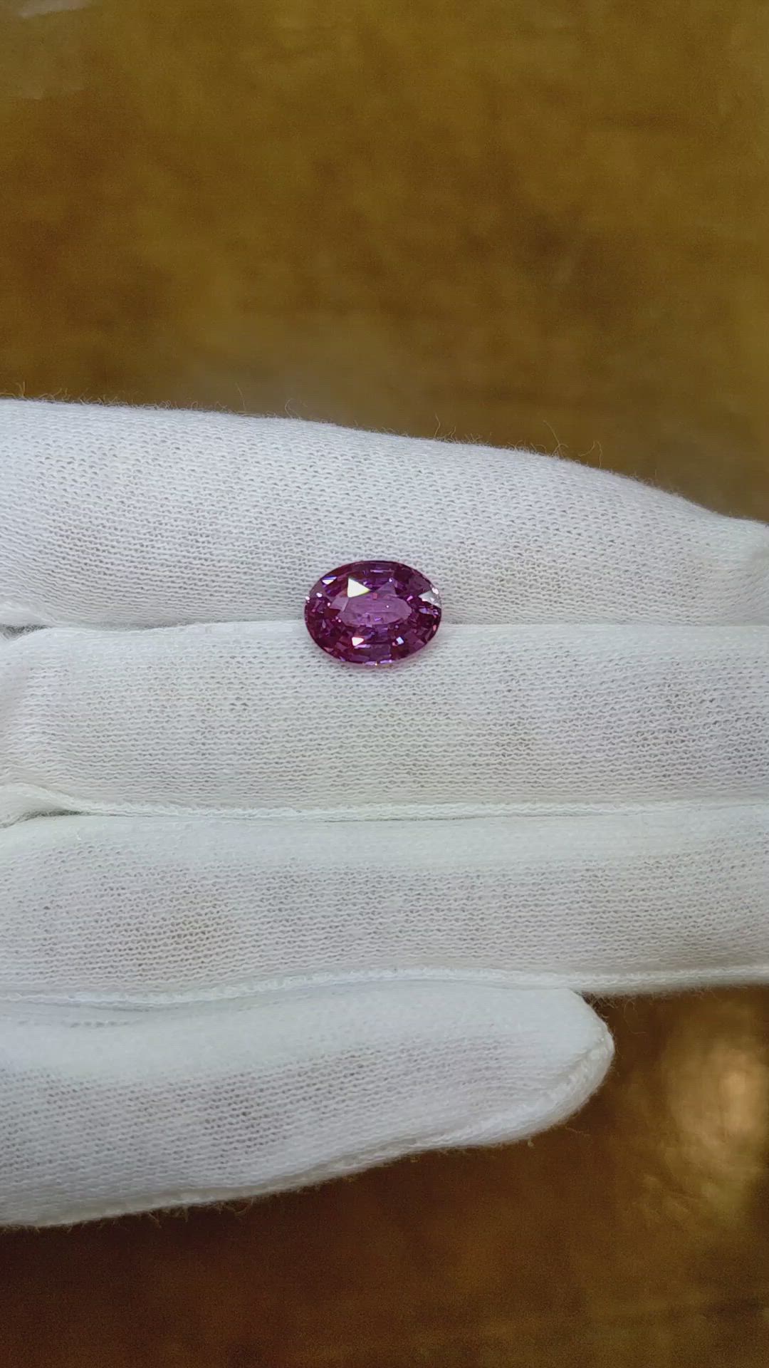 4.02 Ct. Pink Sapphire from Madagascar Size Video