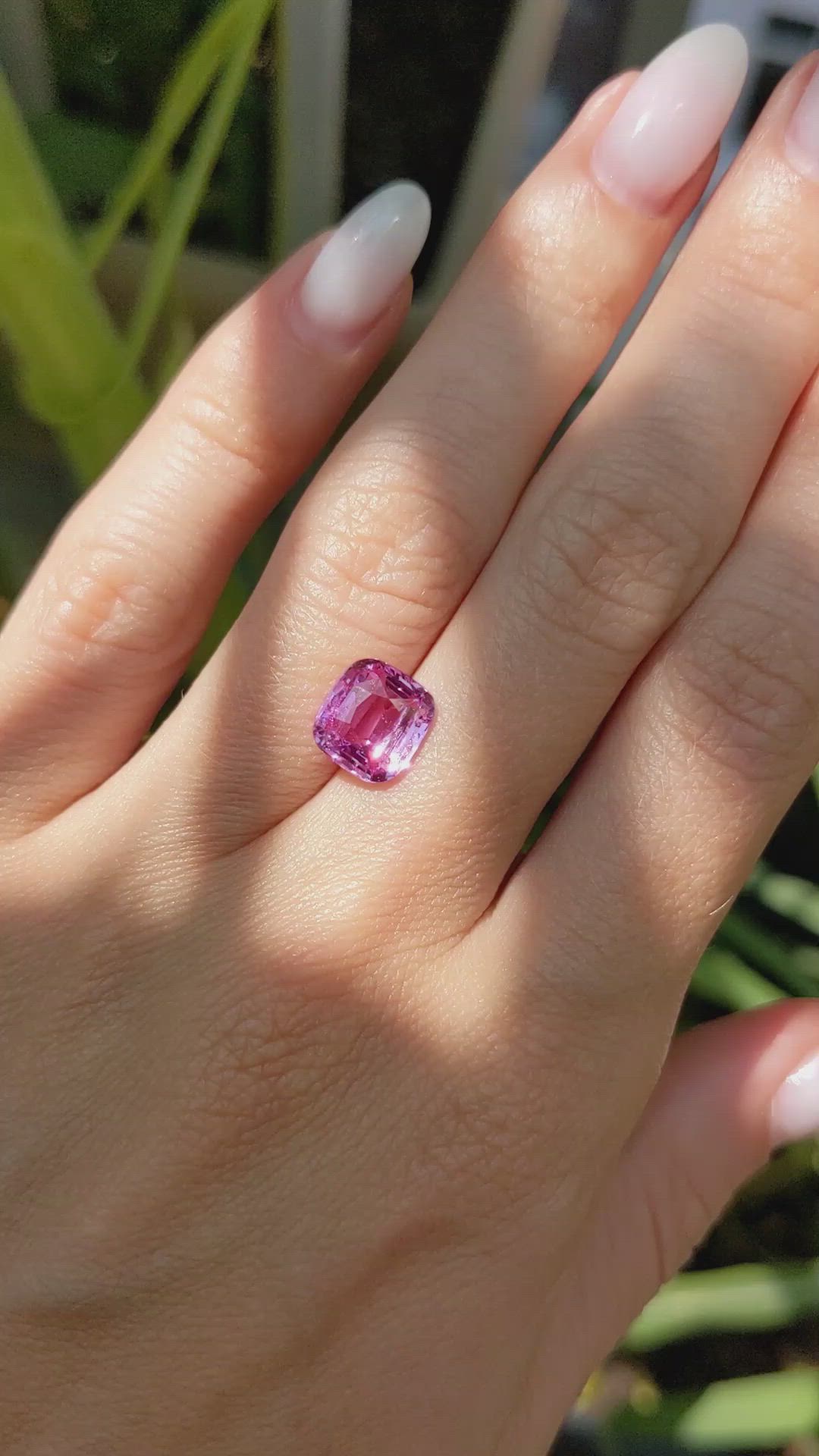 3.05 Ct. Sapphire from Madagascar Size Video