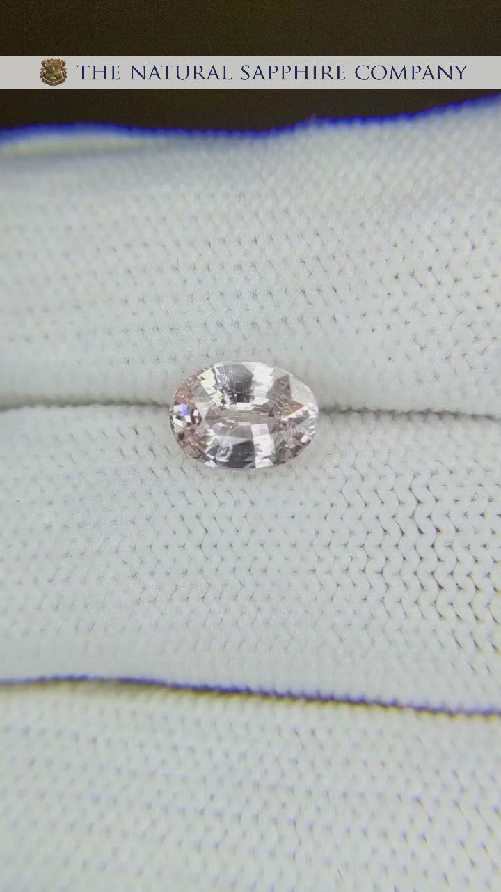 1.53 Ct. Pink Sapphire from Ceylon (Sri Lanka) Size Video