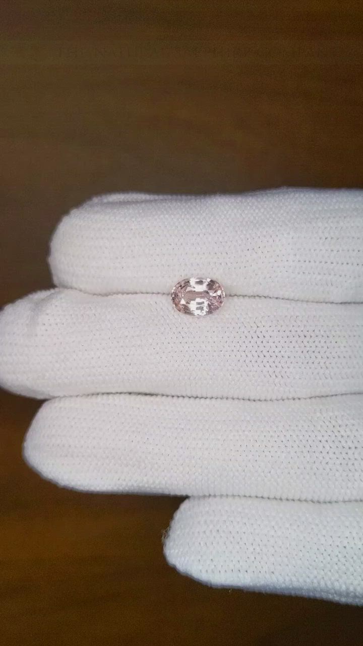 1.53 Ct. Pink Sapphire from Ceylon (Sri Lanka) Size Video