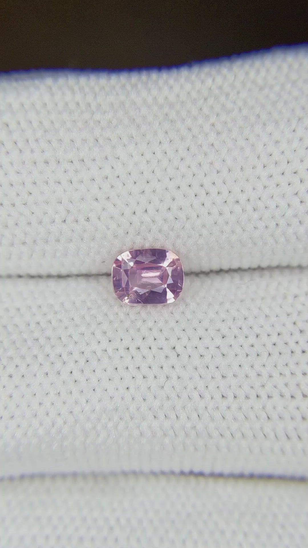 0.62 Ct. Pink Sapphire from Ceylon (Sri Lanka) Size Video