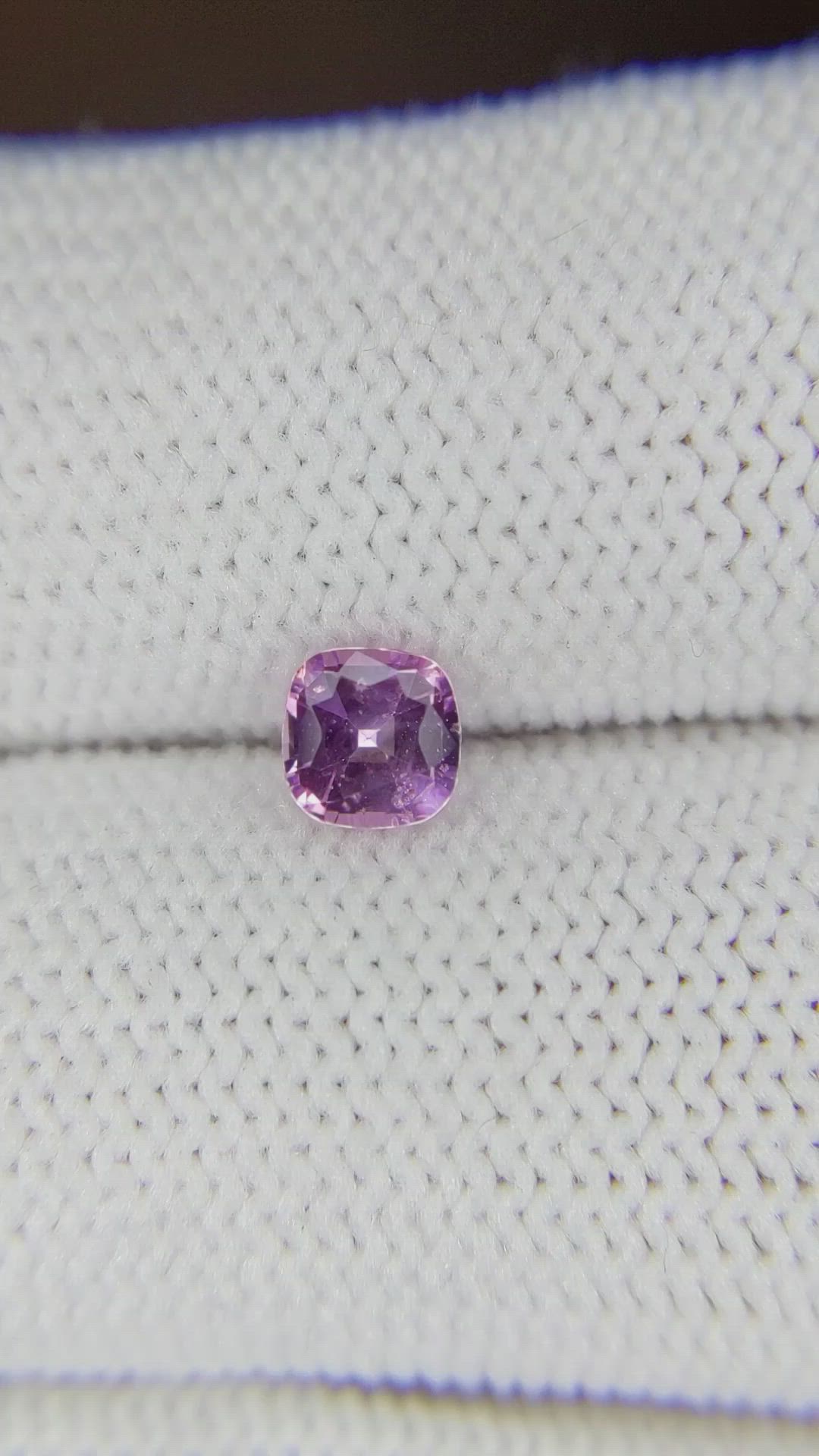 0.48 Ct. Pink Sapphire from Ceylon (Sri Lanka) Size Video
