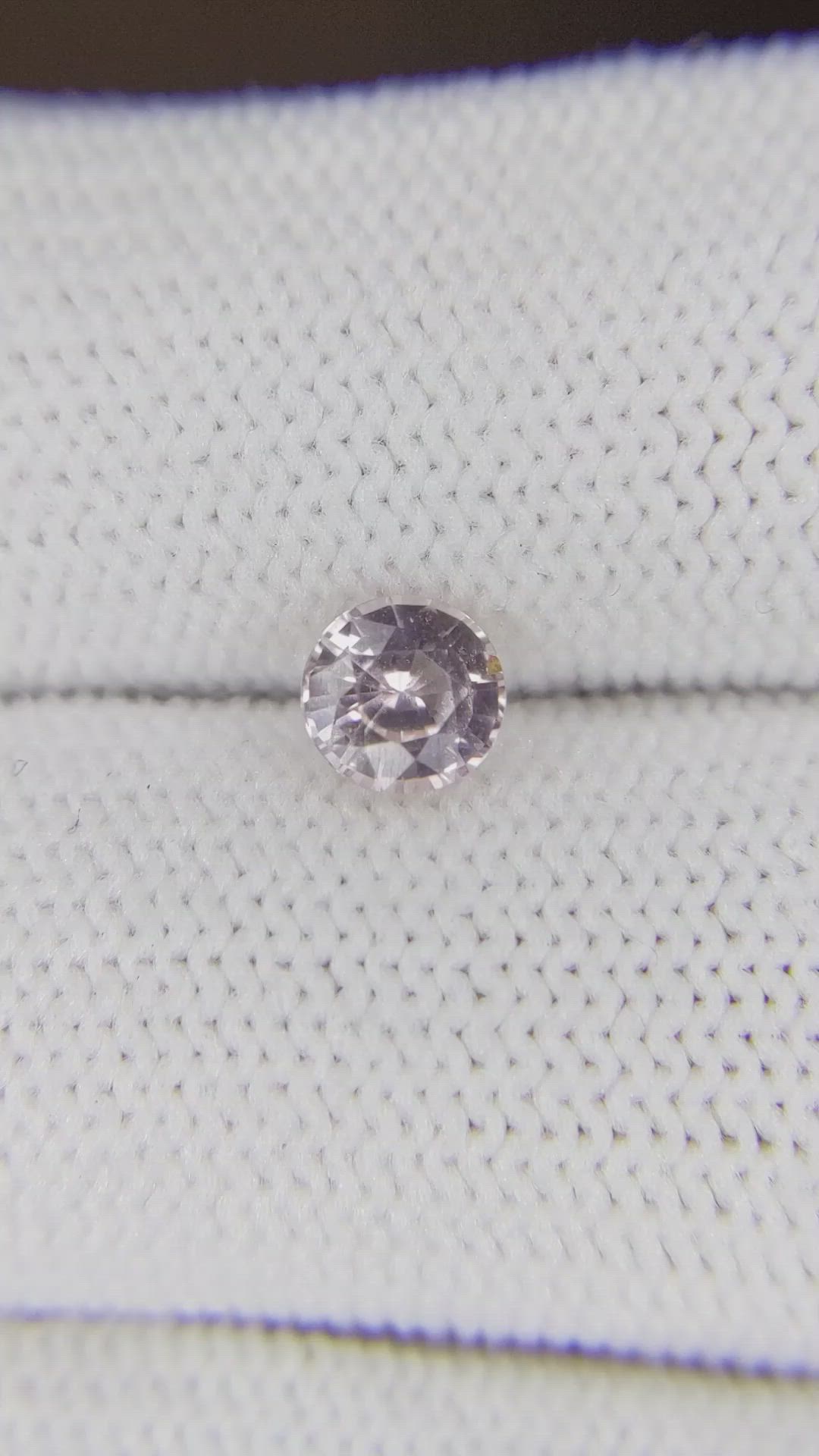 0.62 Ct. Pink Sapphire from Ceylon (Sri Lanka) Size Video