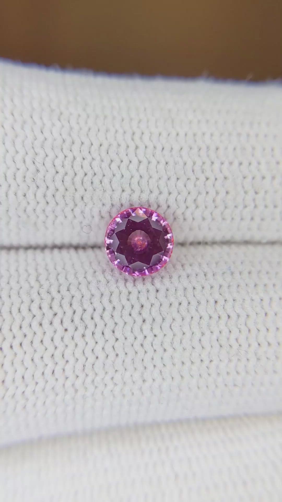 1.11 Ct. Pink Sapphire from Ceylon (Sri Lanka) Size Video