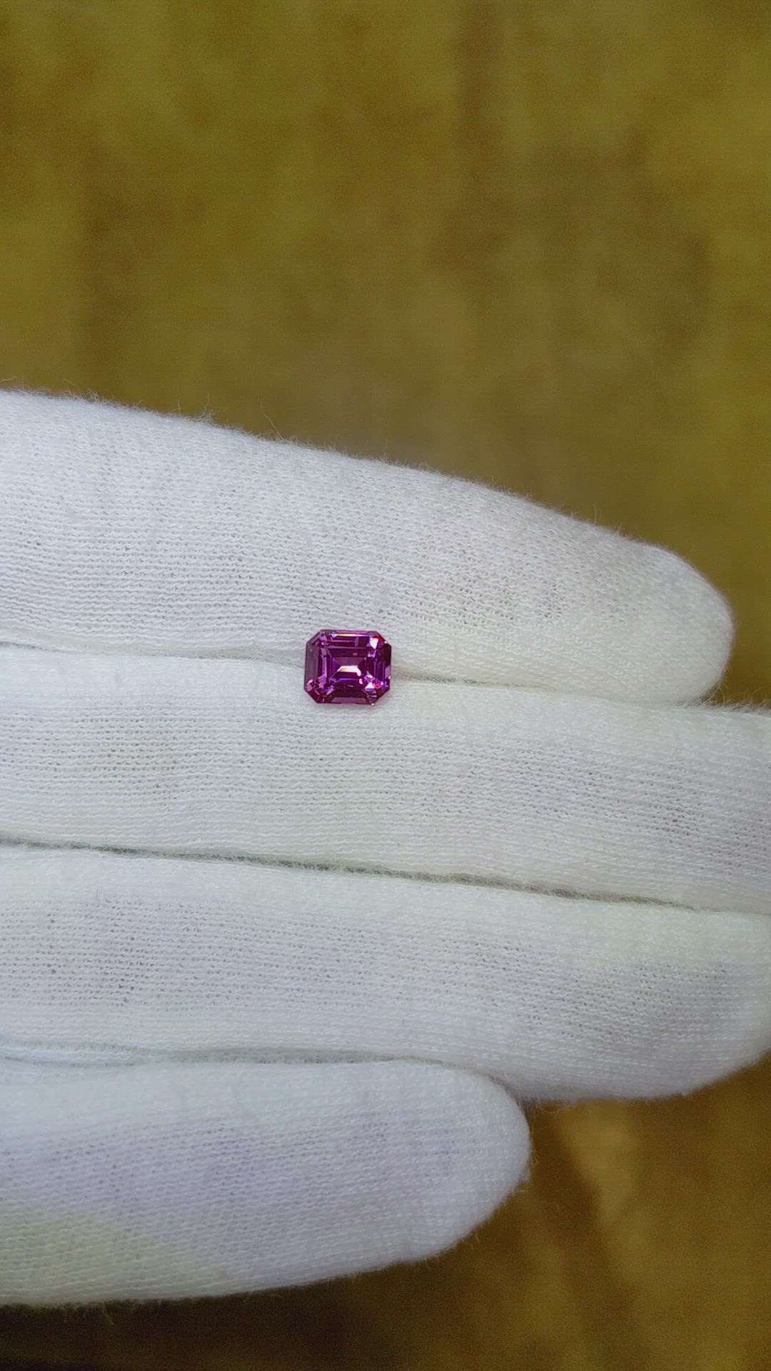 1.29 Ct. Pink Sapphire from Ceylon (Sri Lanka) Size Video