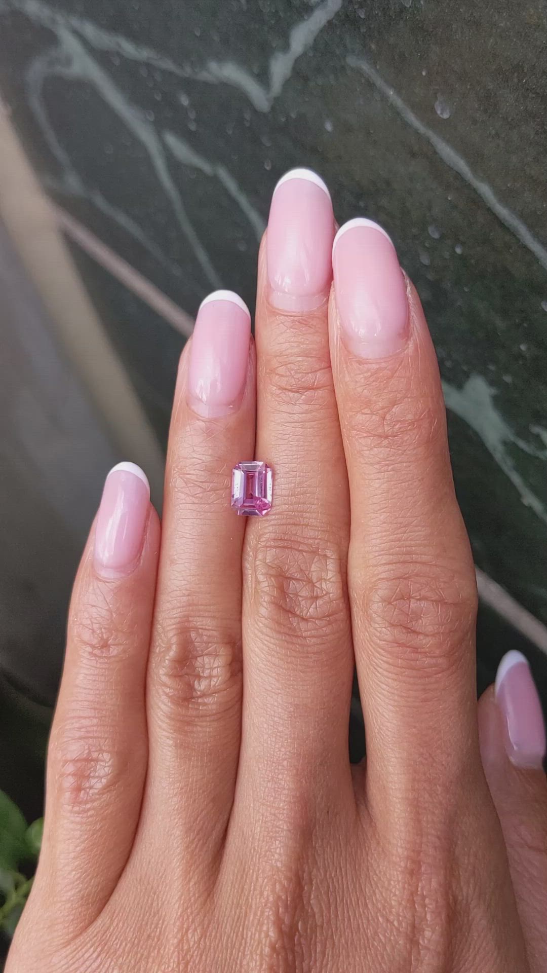 1.52 Ct. Pink Sapphire from Ceylon (Sri Lanka) Size Video