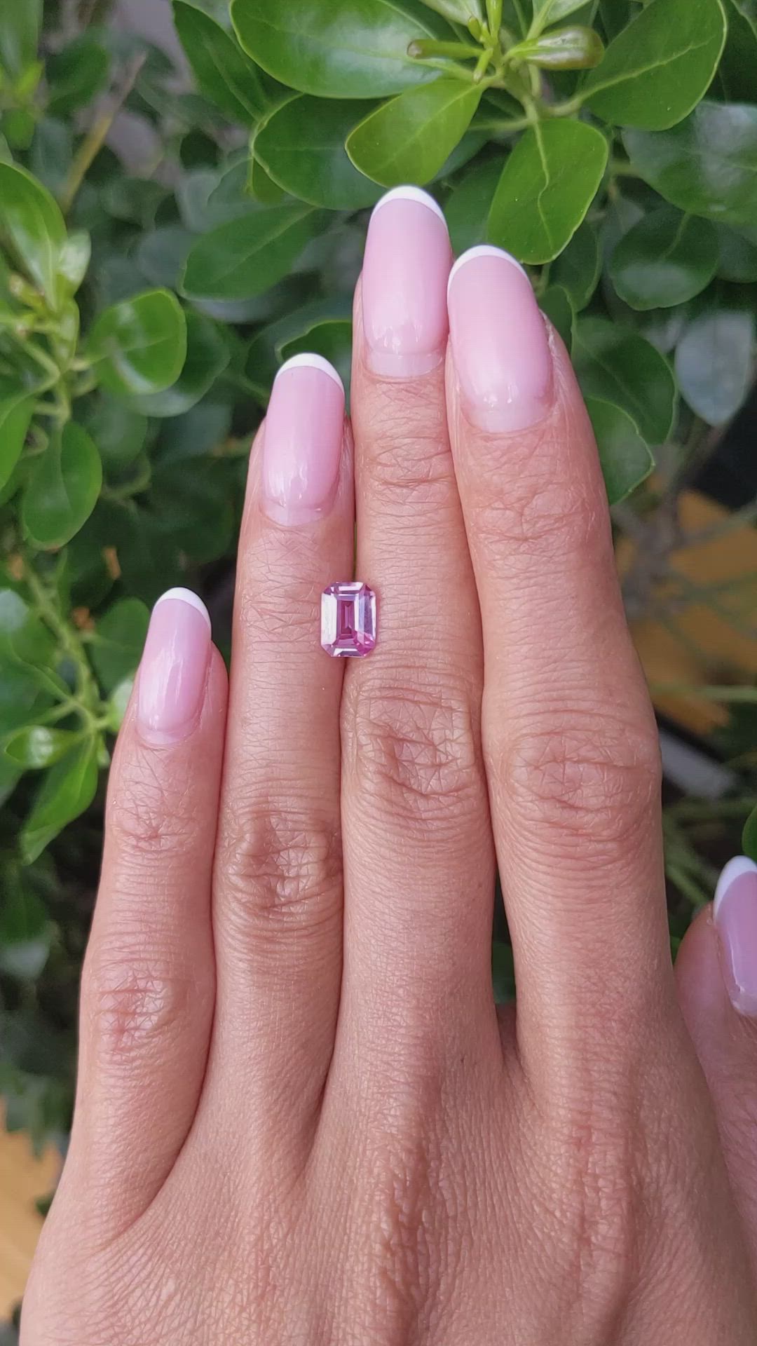 1.52 Ct. Pink Sapphire from Ceylon (Sri Lanka) Size Video