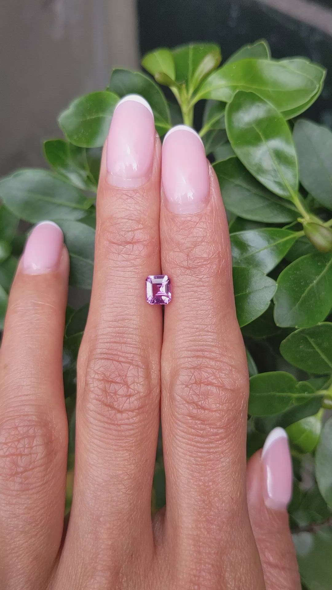 1.04 Ct. Pink Sapphire from Madagascar Size Video