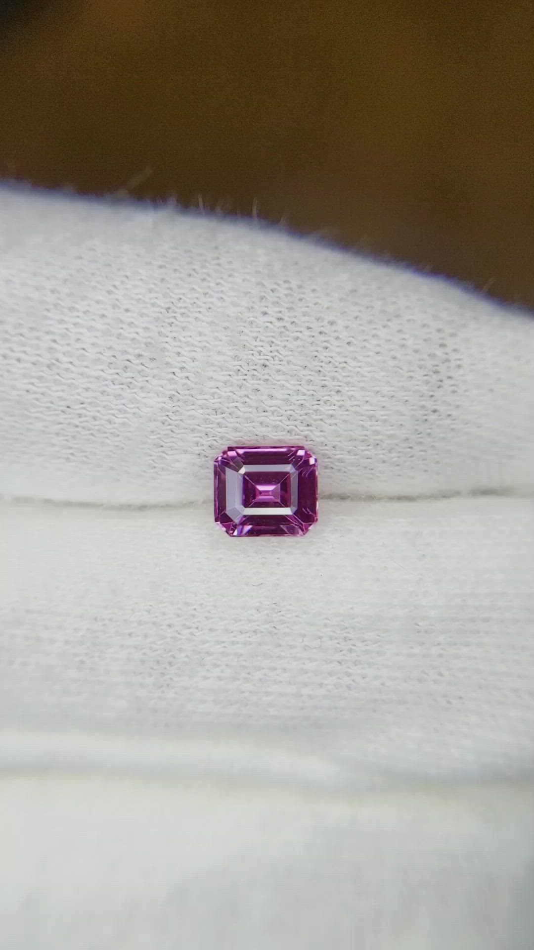1.04 Ct. Pink Sapphire from Madagascar Size Video