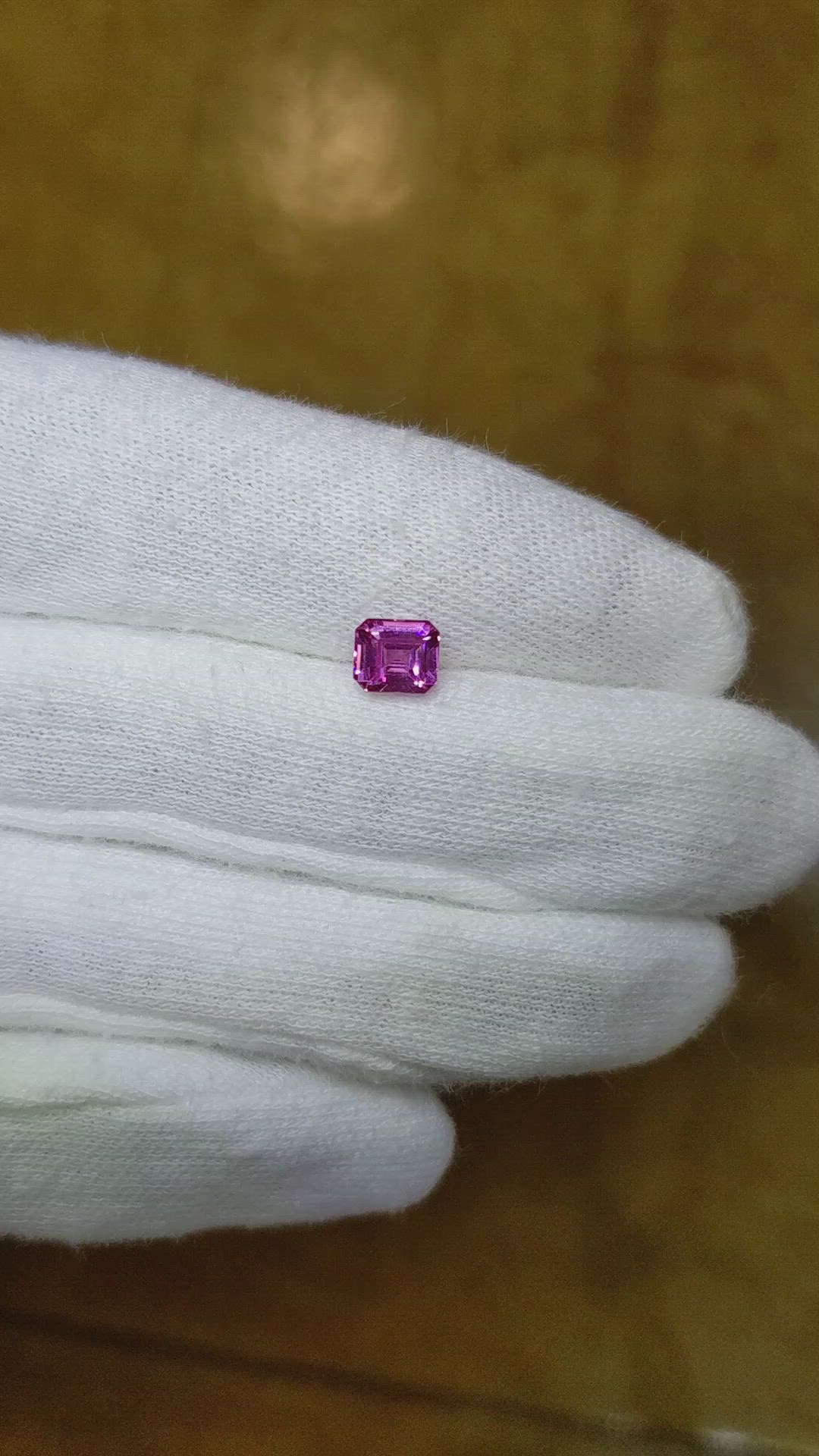 1.04 Ct. Pink Sapphire from Madagascar Size Video