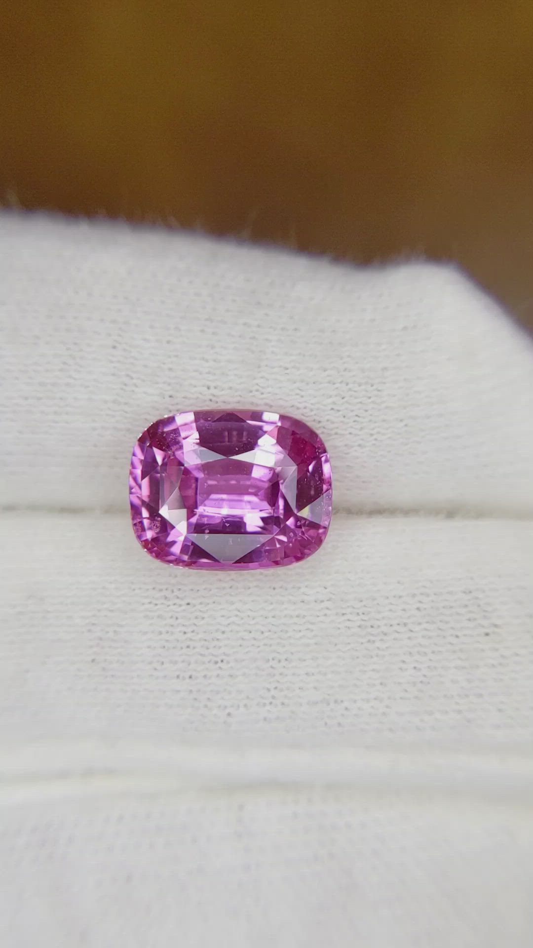 5.13 Ct. Pink Sapphire from Madagascar Size Video
